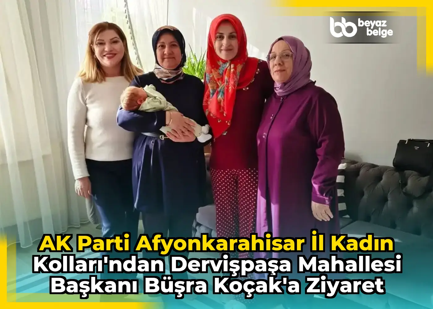 AK Parti Afyonkarahisar İl Kadın Kolları'ndan Dervişpaşa Mahallesi Başkanı Büşra Koçak'a Ziyaret
