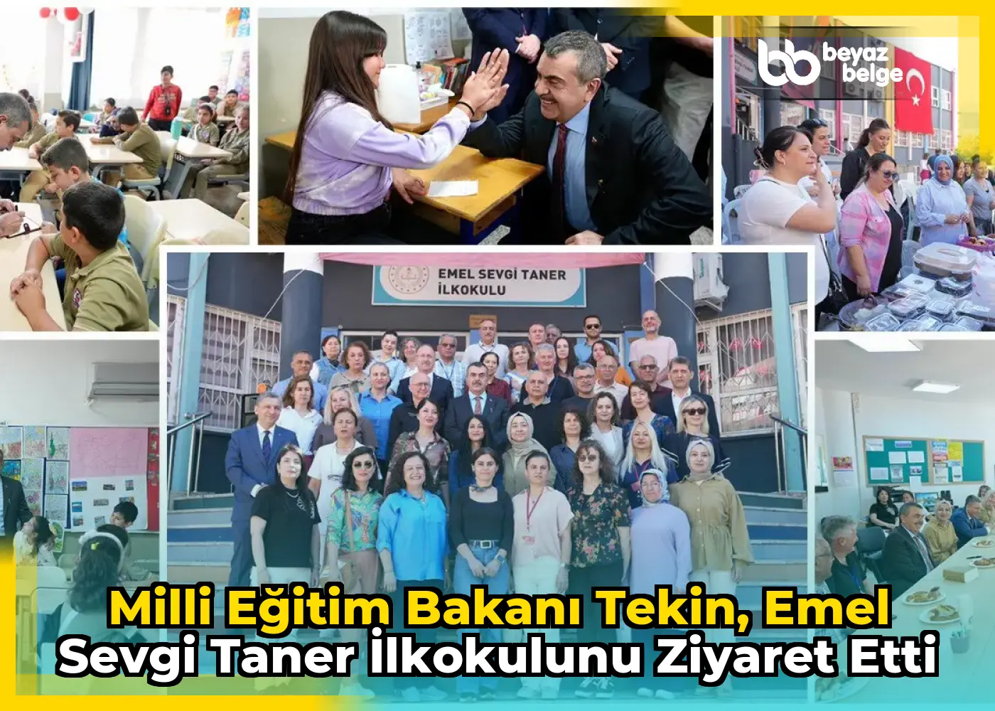 Milli Eğitim Bakanı Tekin, Emel Sevgi Taner İlkokulunu Ziyaret Etti