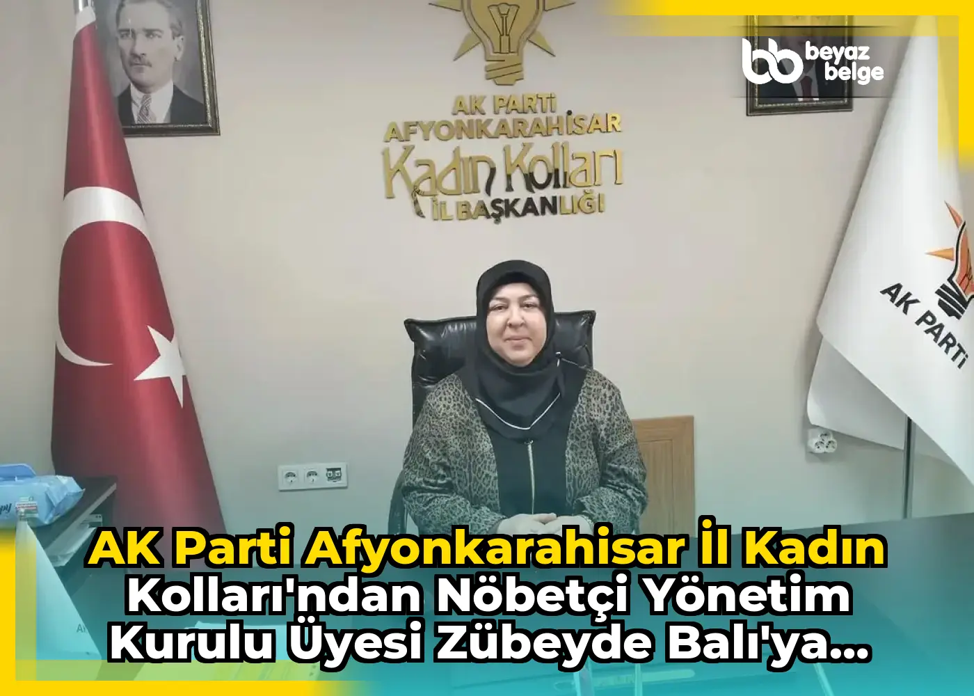 AK Parti Afyonkarahisar İl Kadın Kolları'ndan Nöbetçi Yönetim Kurulu Üyesi Zübeyde Balı'ya Ziyaret Çağrısı