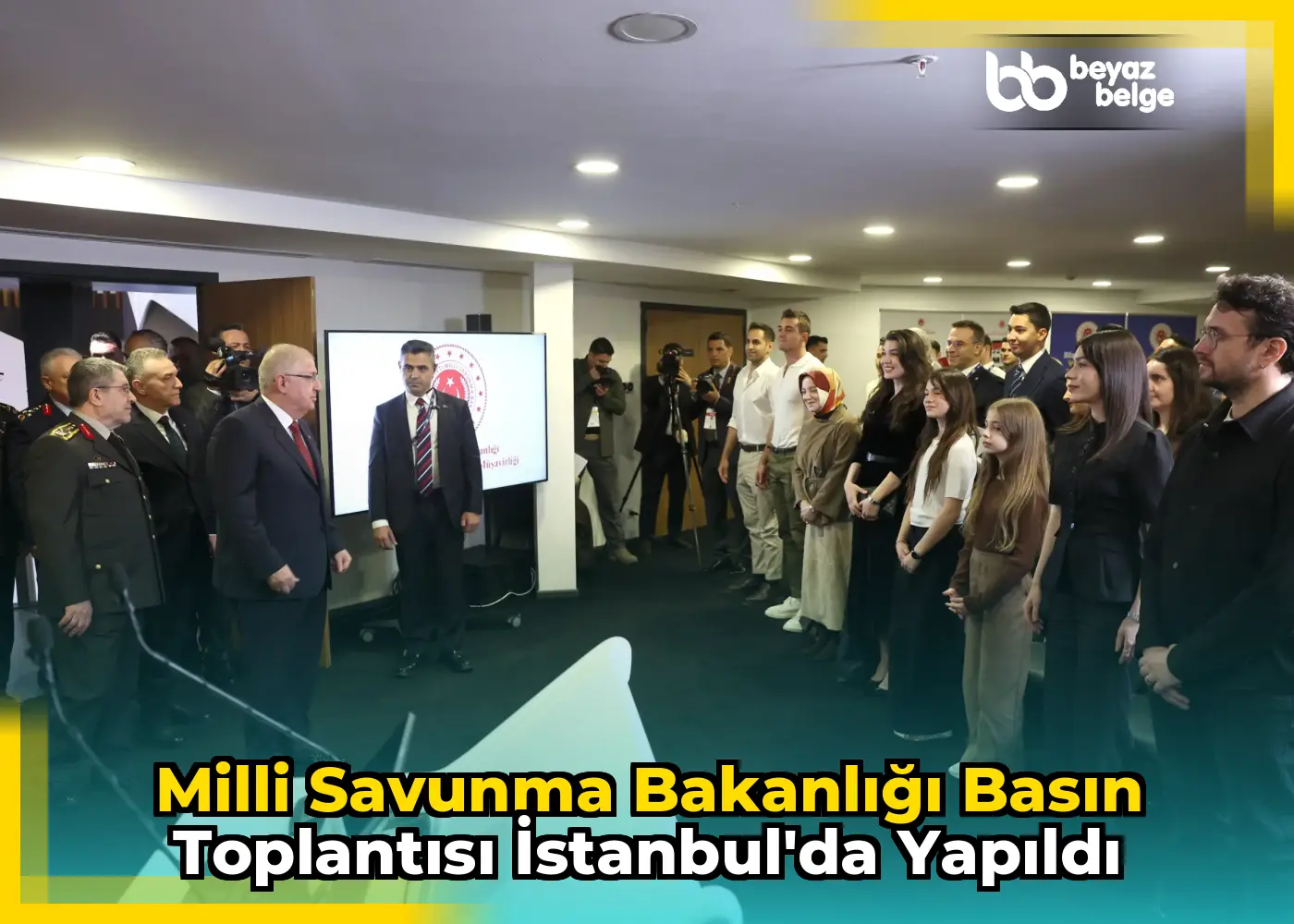 Milli Savunma Bakanlığı basın toplantısı İstanbul'da yapıldı
