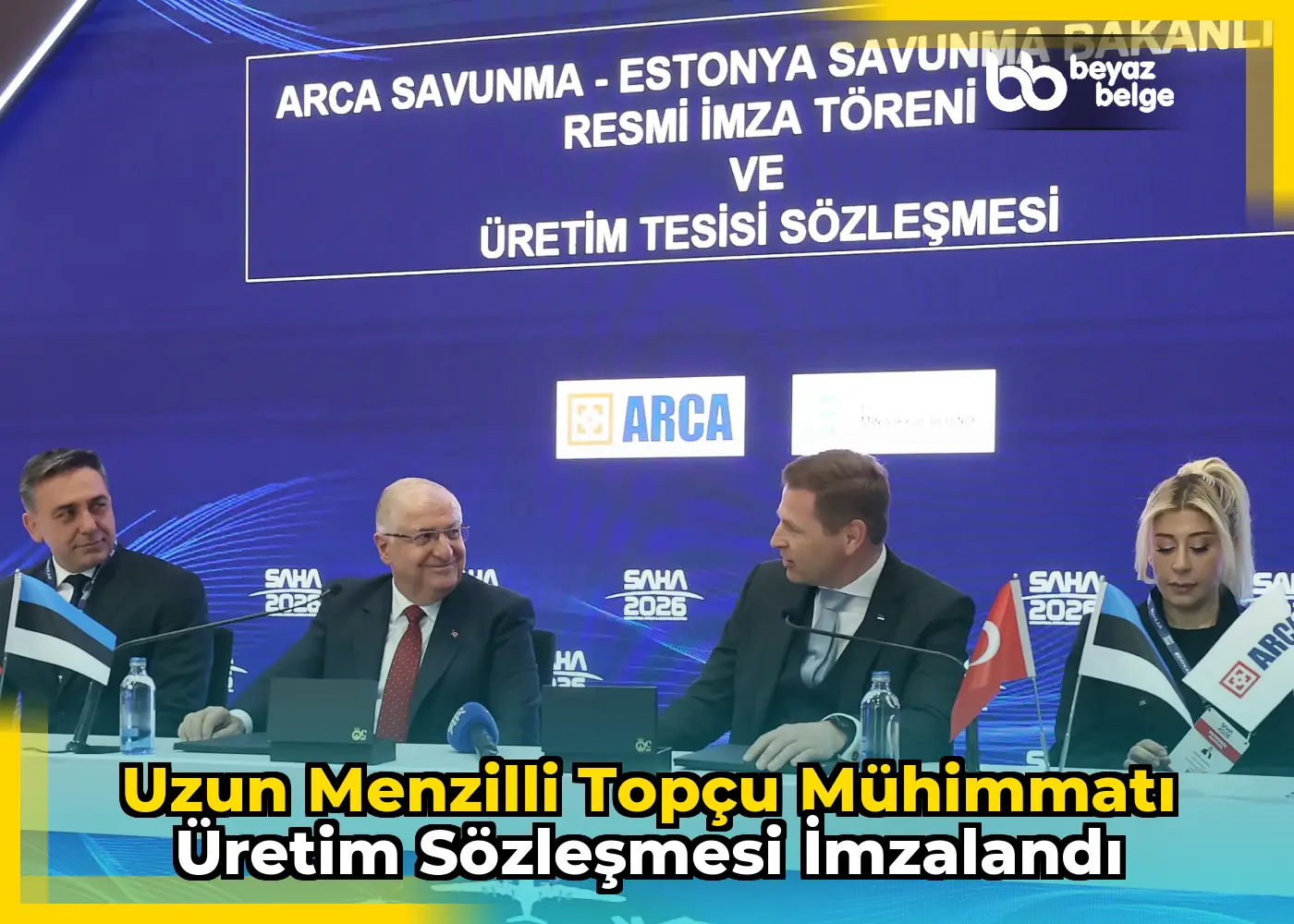 Uzun Menzilli Topçu Mühimmatı Üretim Sözleşmesi İmzalandı