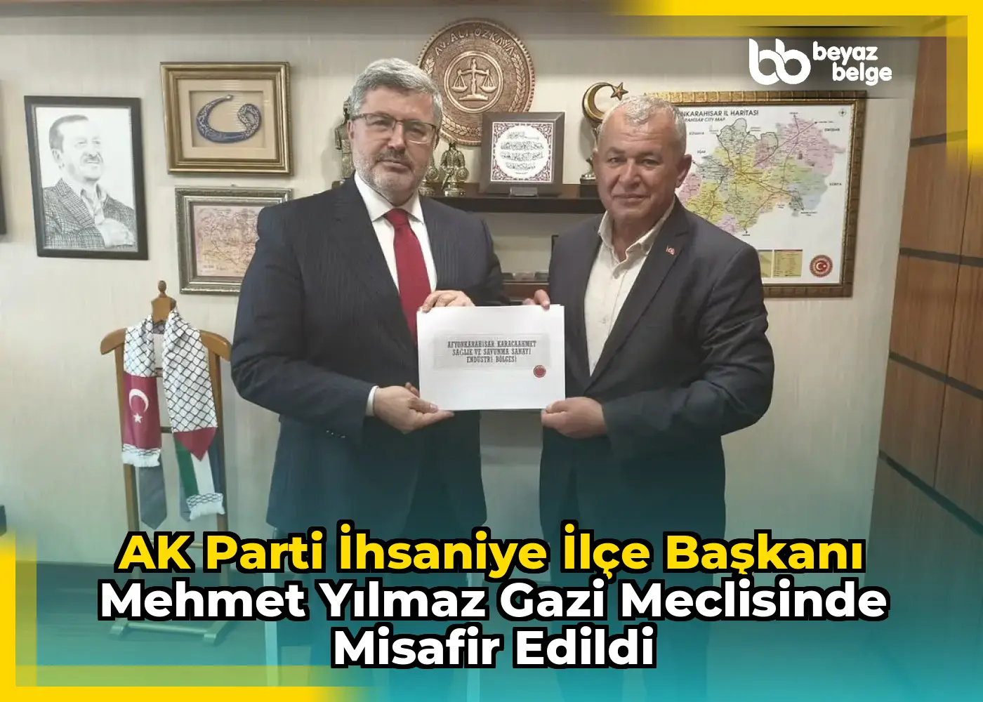 AK Parti İhsaniye İlçe Başkanı Mehmet Yılmaz Gazi Meclisinde Misafir Edildi