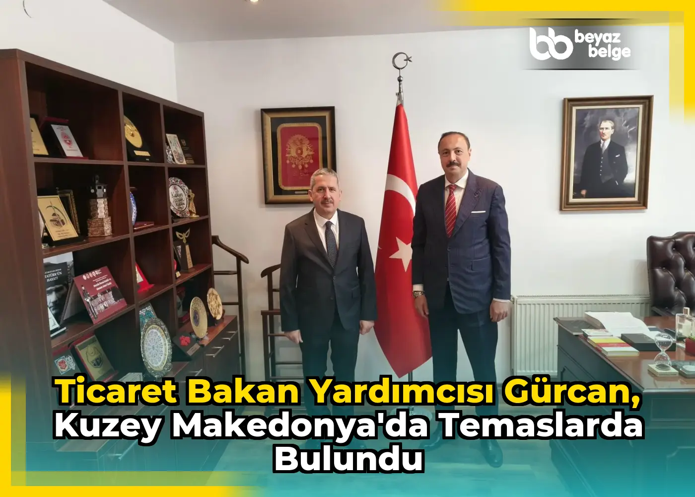 Ticaret Bakan Yardımcısı Gürcan, Kuzey Makedonya'da temaslarda bulundu
