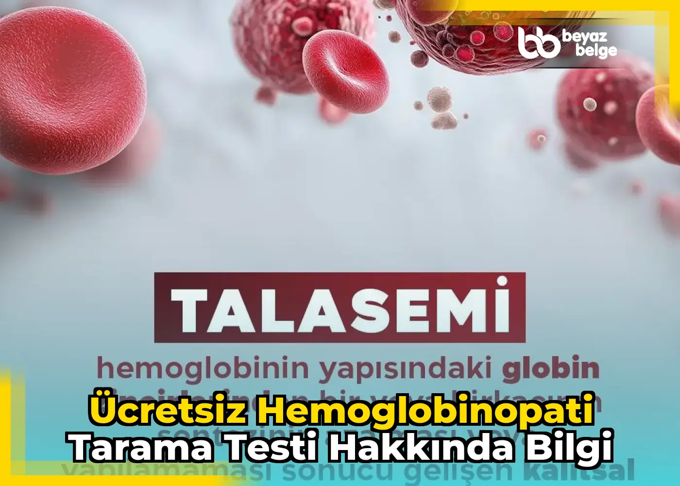 Ücretsiz Hemoglobinopati Tarama Testi Hakkında Bilgi