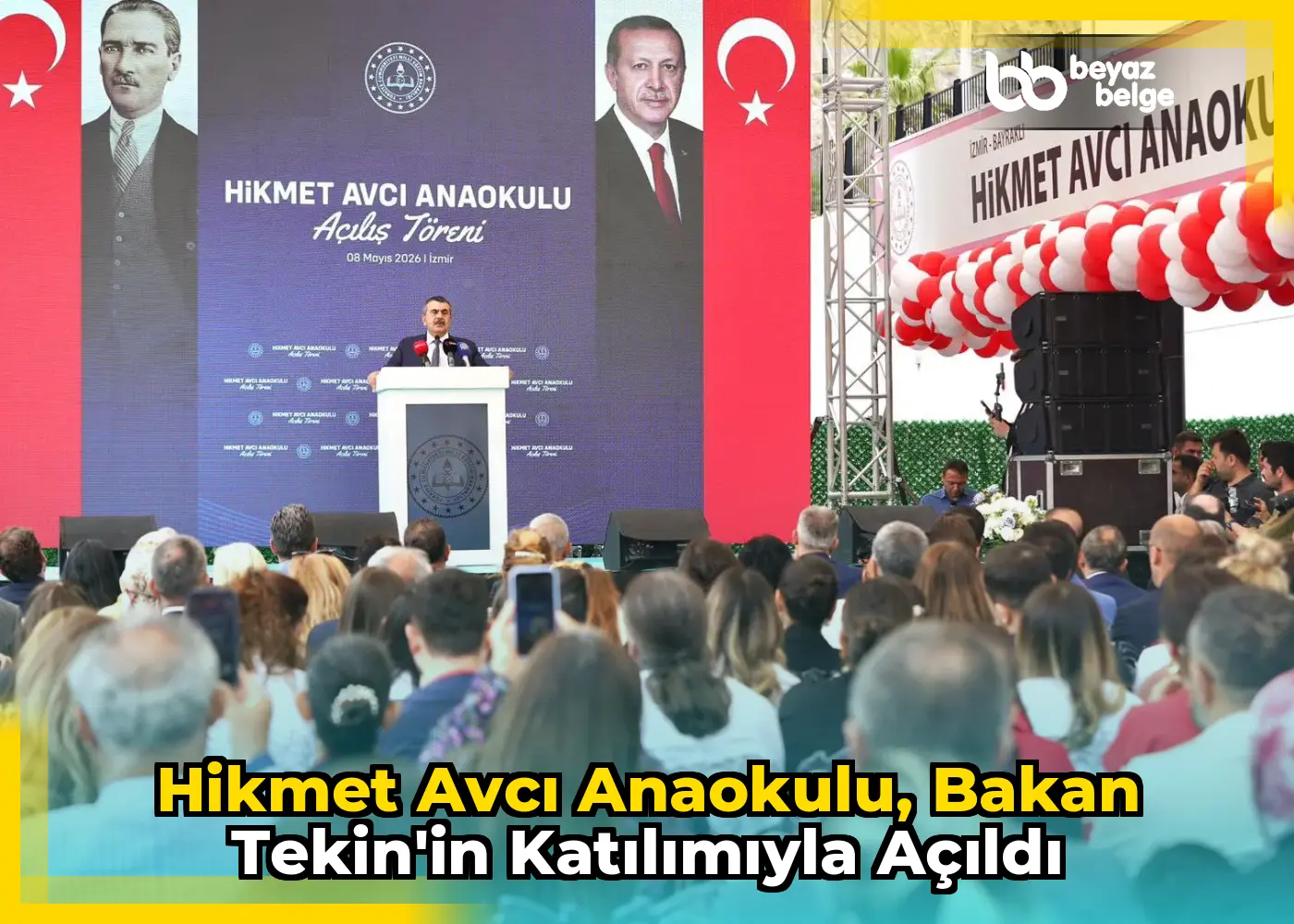 Hikmet Avcı Anaokulu, Bakan Tekin'in Katılımıyla Açıldı