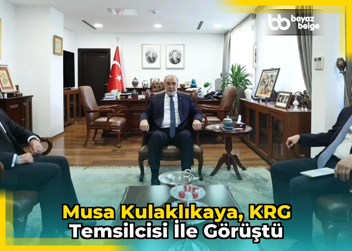 Musa Kulaklıkaya, KRG Temsilcisi ile Görüştü