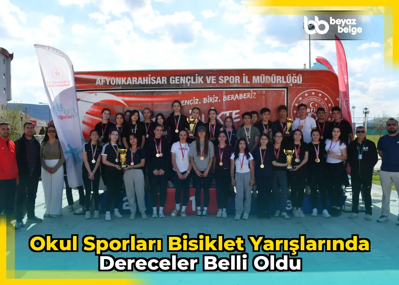 Okul Sporları Bisiklet Yarışlarında Dereceler Belli Oldu