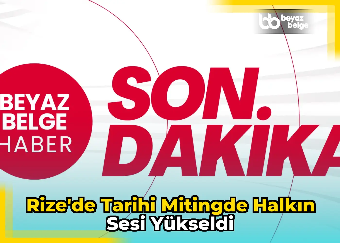 Rize'de tarihi mitingde halkın sesi yükseldi