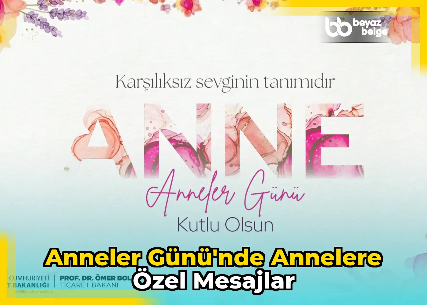 Anneler Günü'nde annelere özel mesajlar