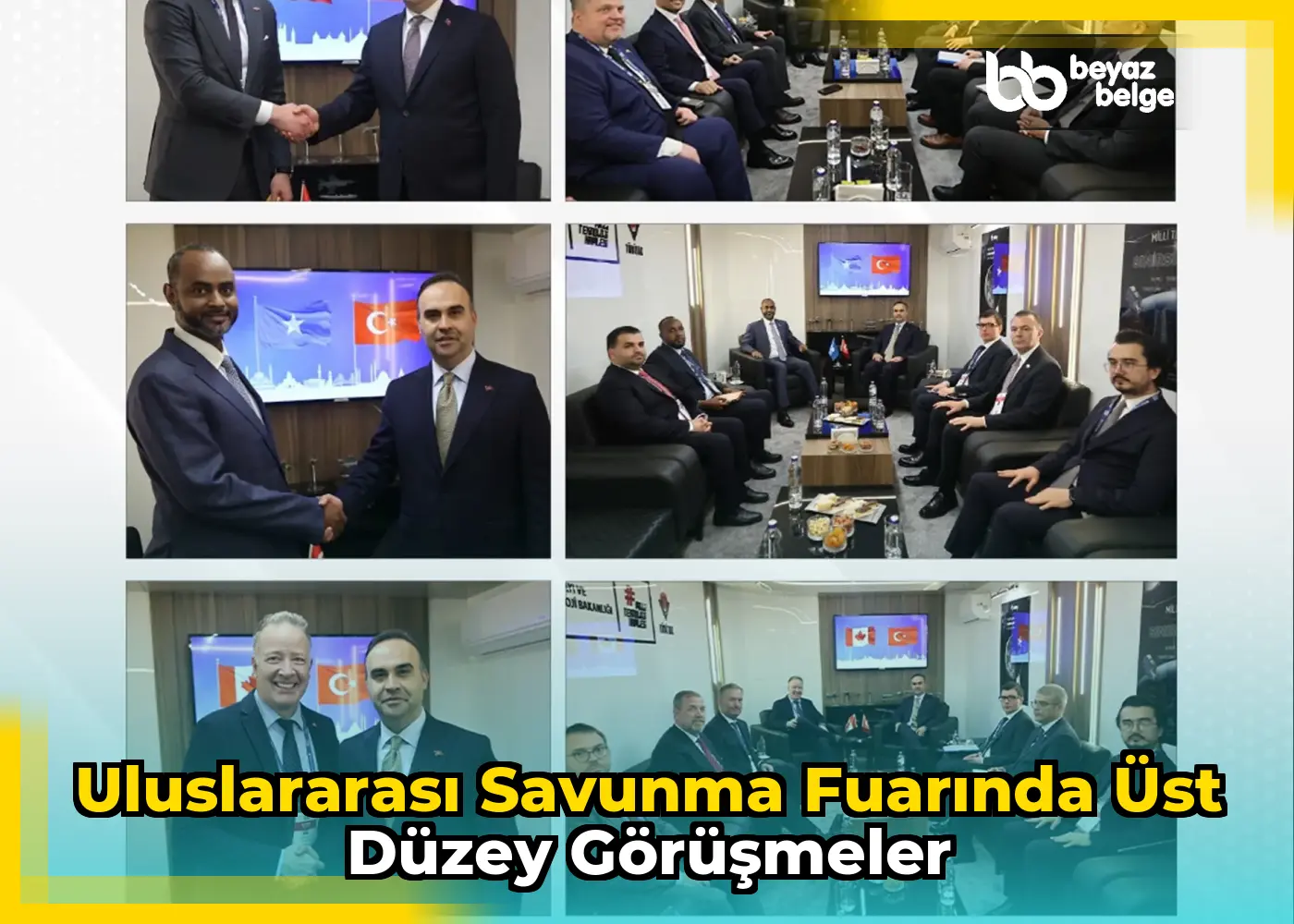 Uluslararası Savunma Fuarında Üst Düzey Görüşmeler