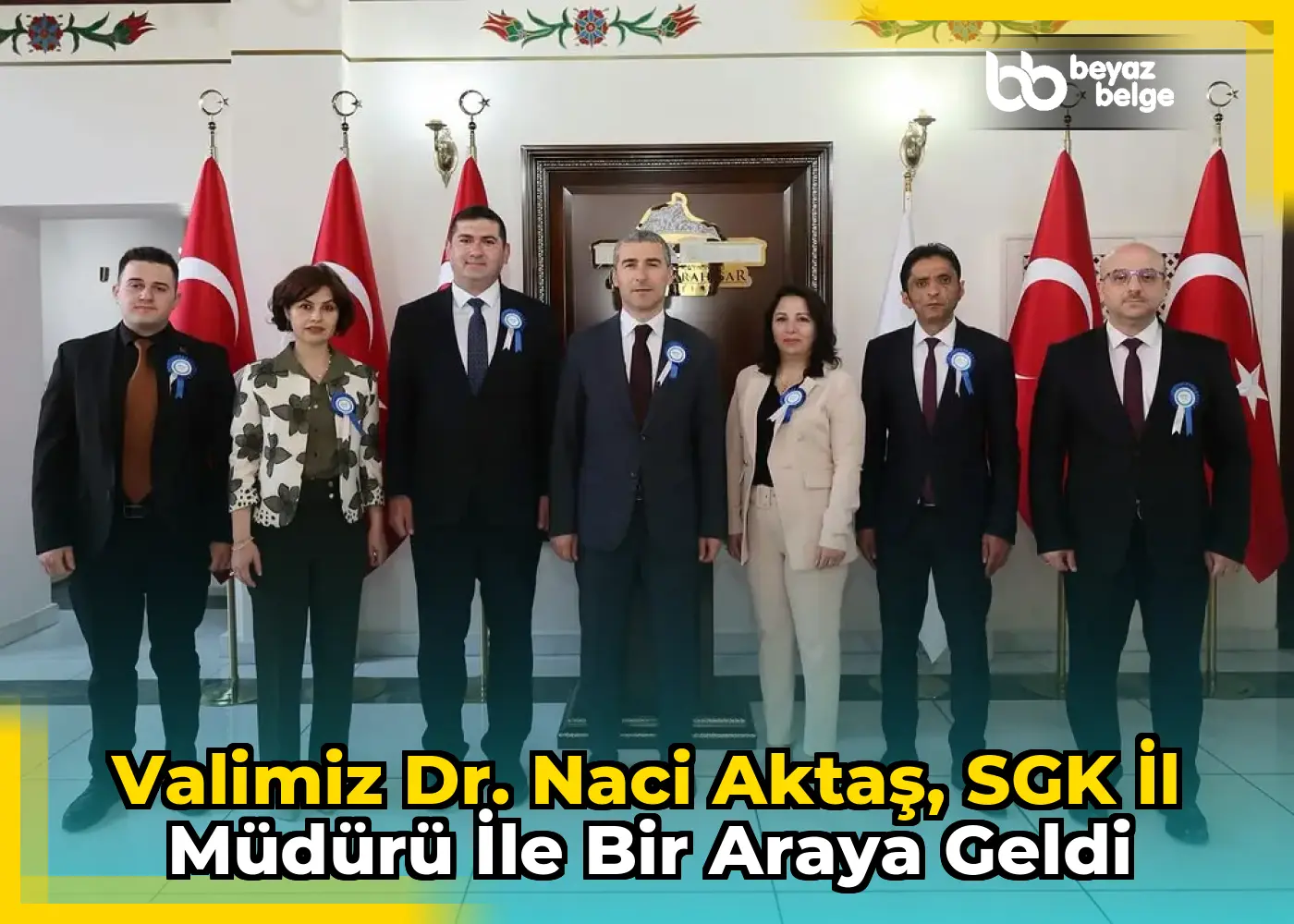 Valimiz Dr. Naci Aktaş, SGK İl Müdürü ile Bir Araya Geldi