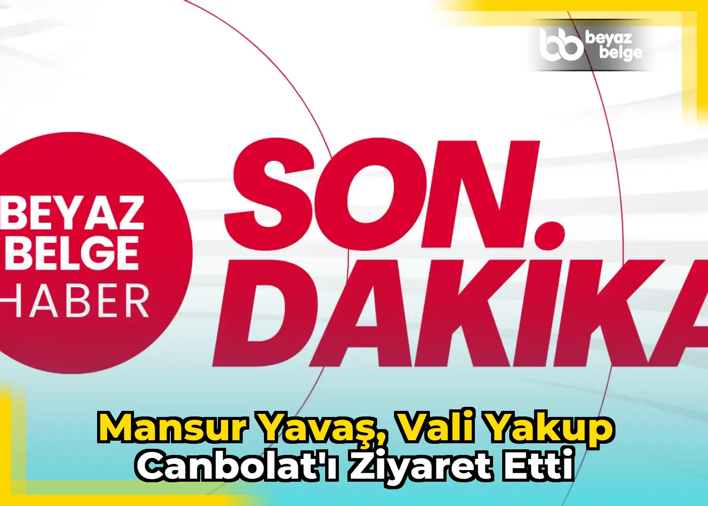 Mansur Yavaş, Vali Yakup Canbolat'ı Ziyaret Etti