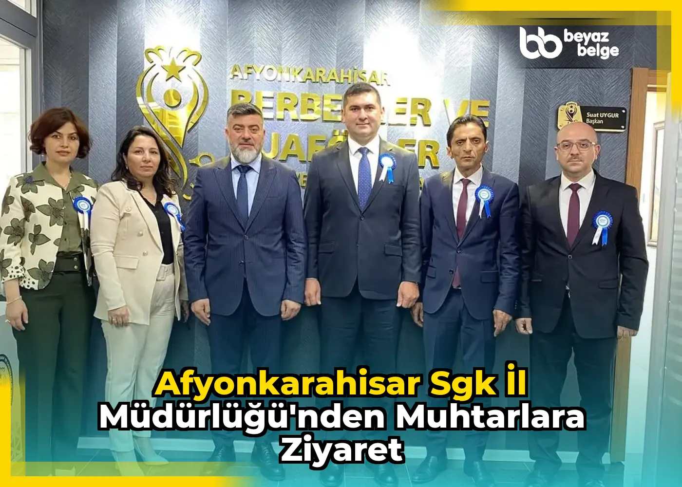Afyonkarahisar Sgk İl Müdürlüğü'nden Muhtarlara Ziyaret