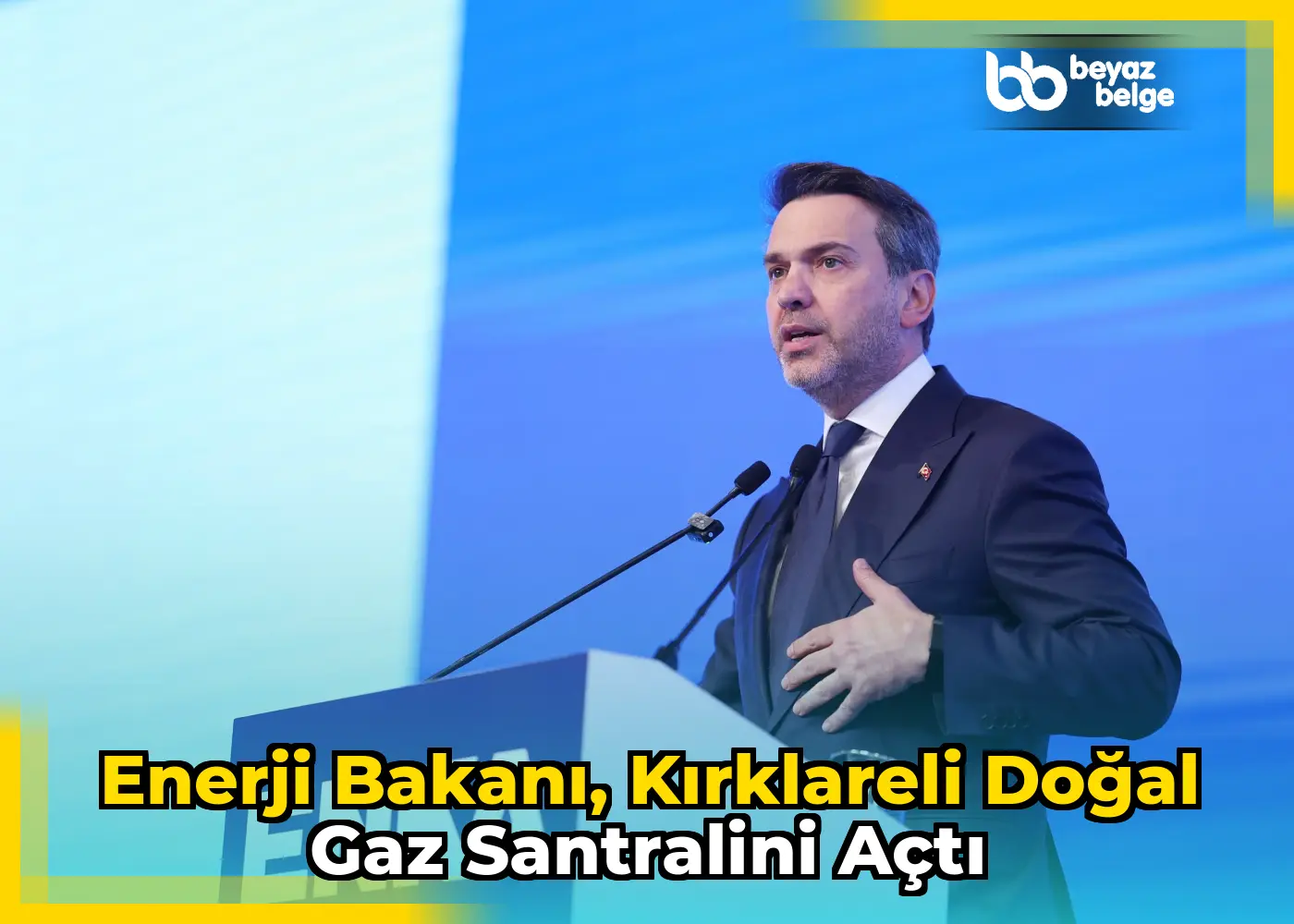 Enerji Bakanı, Kırklareli Doğal Gaz Santralini Açtı