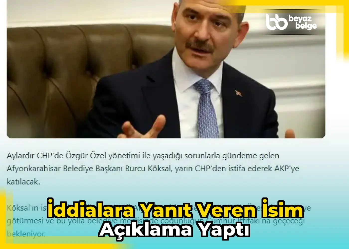 İddialara yanıt veren isim açıklama yaptı