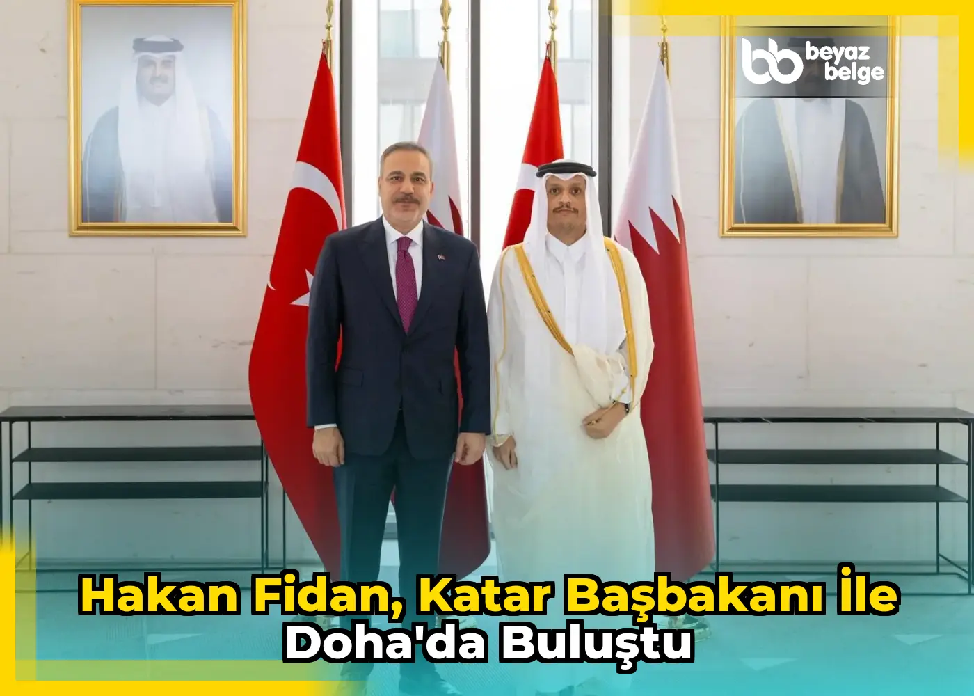 Hakan Fidan, Katar Başbakanı ile Doha'da buluştu