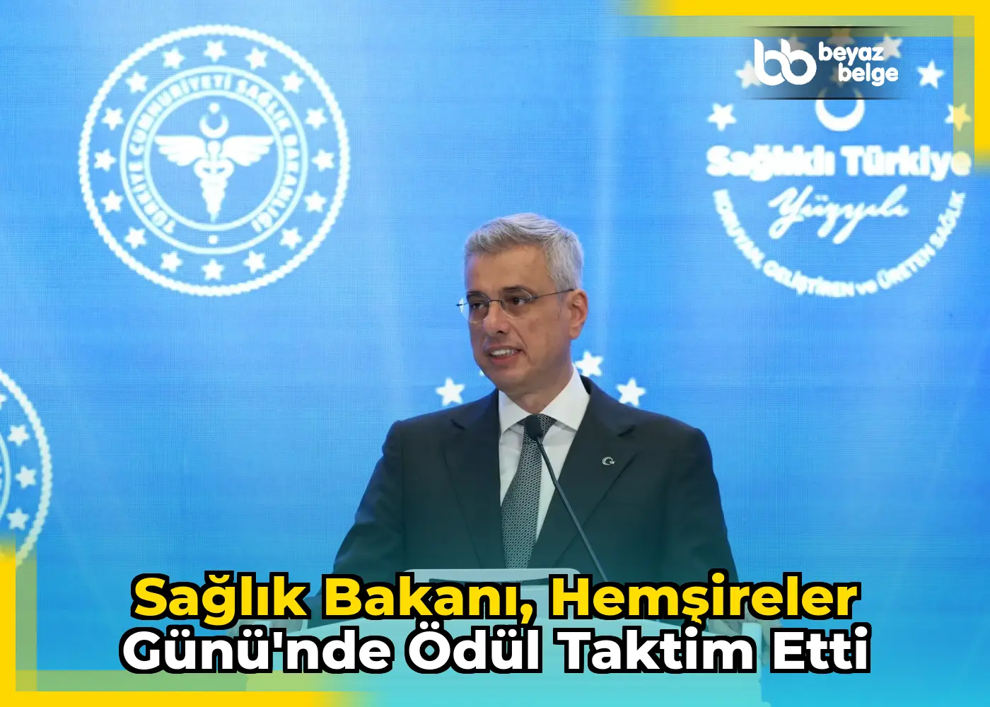 Sağlık Bakanı, Hemşireler Günü'nde Ödül Taktim Etti