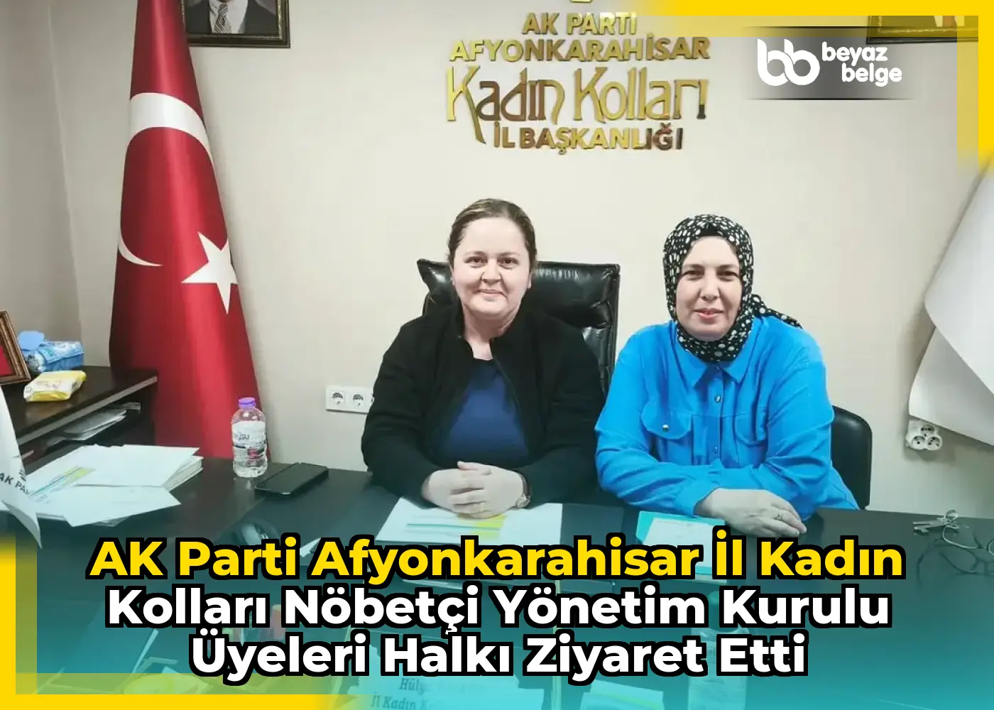AK Parti Afyonkarahisar İl Kadın Kolları Nöbetçi Yönetim Kurulu Üyeleri Halkı Ziyaret Etti