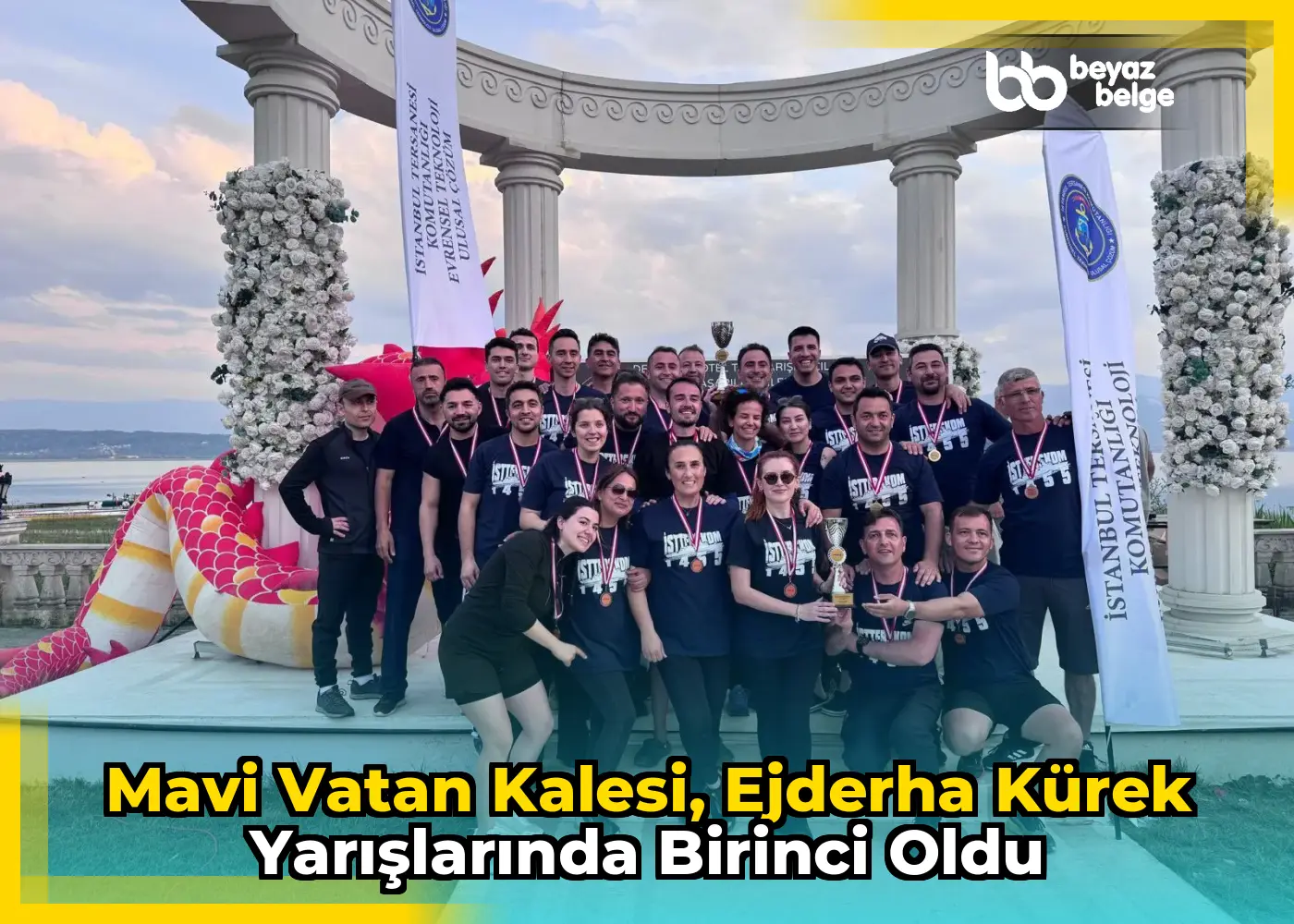 Mavi Vatan Kalesi, Ejderha Kürek Yarışlarında Birinci Oldu