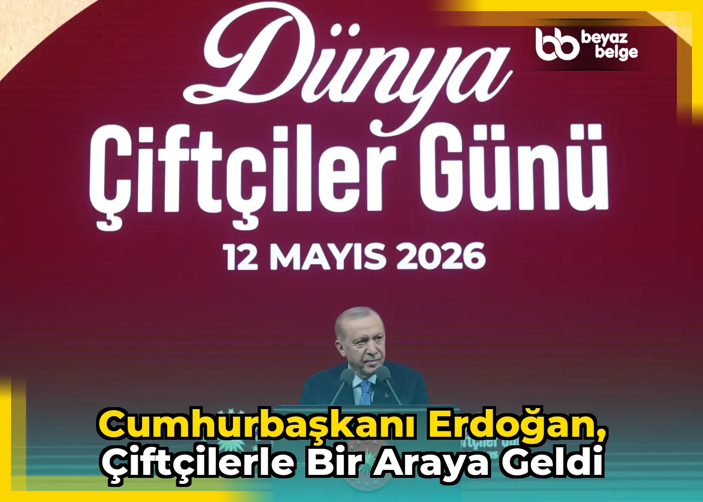 Cumhurbaşkanı Erdoğan, çiftçilerle bir araya geldi