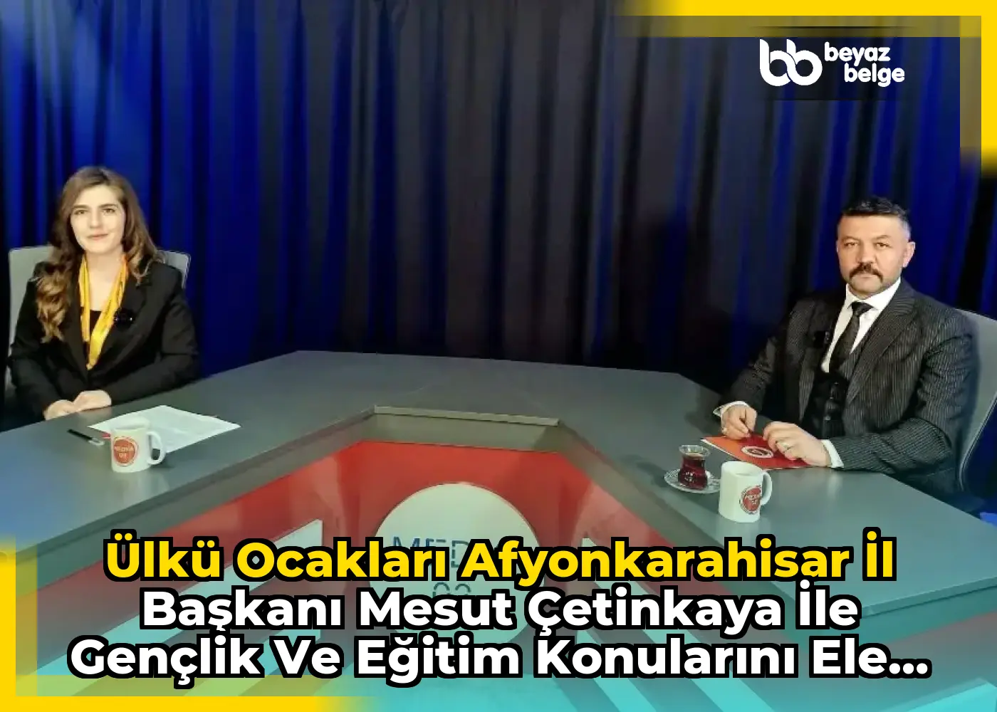 Ülkü Ocakları Afyonkarahisar İl Başkanı Mesut Çetinkaya ile Gençlik ve Eğitim Konularını Ele Aldı