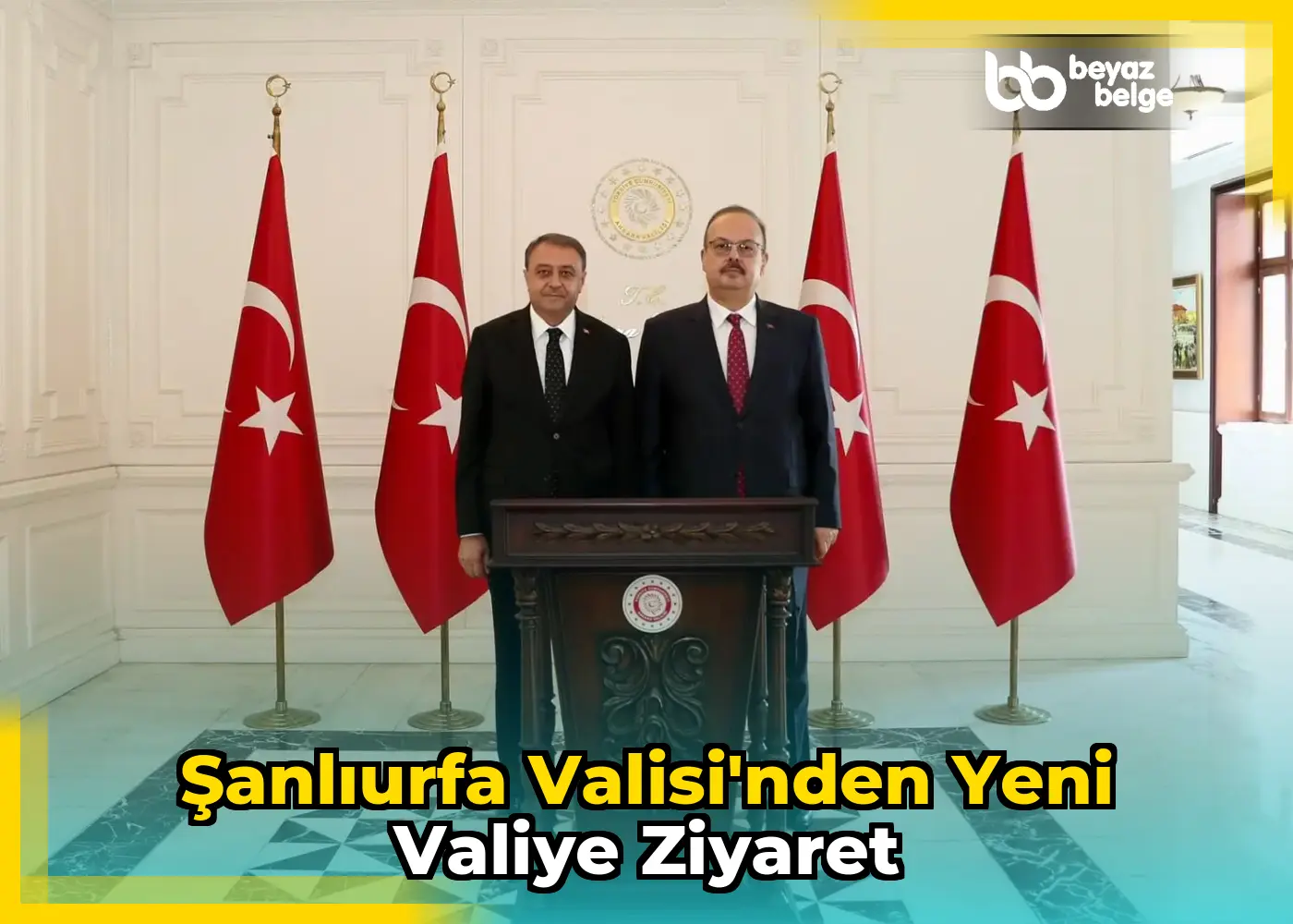 Şanlıurfa Valisi'nden Yeni Valiye Ziyaret
