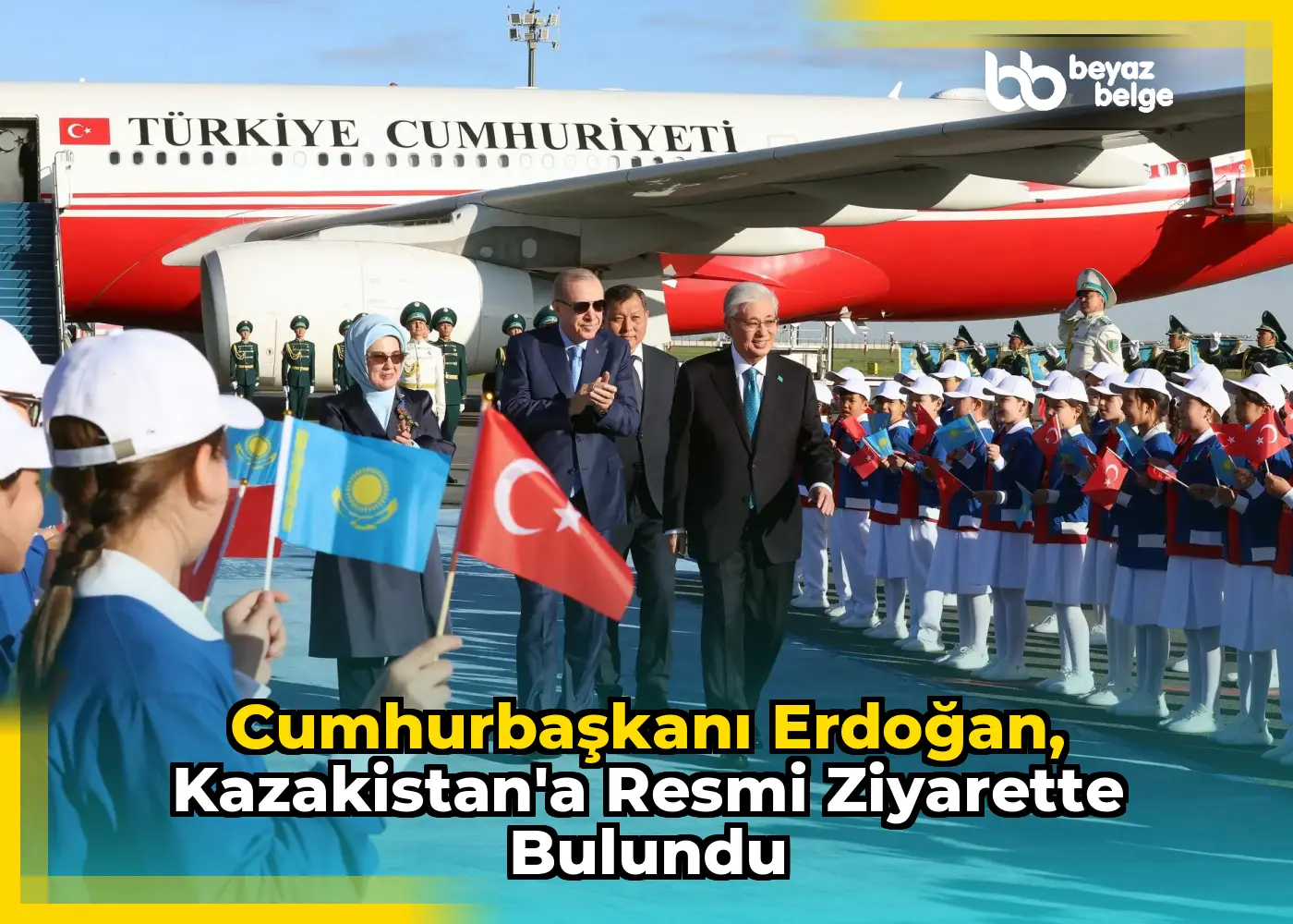 Cumhurbaşkanı Erdoğan, Kazakistan'a resmi ziyarette bulundu