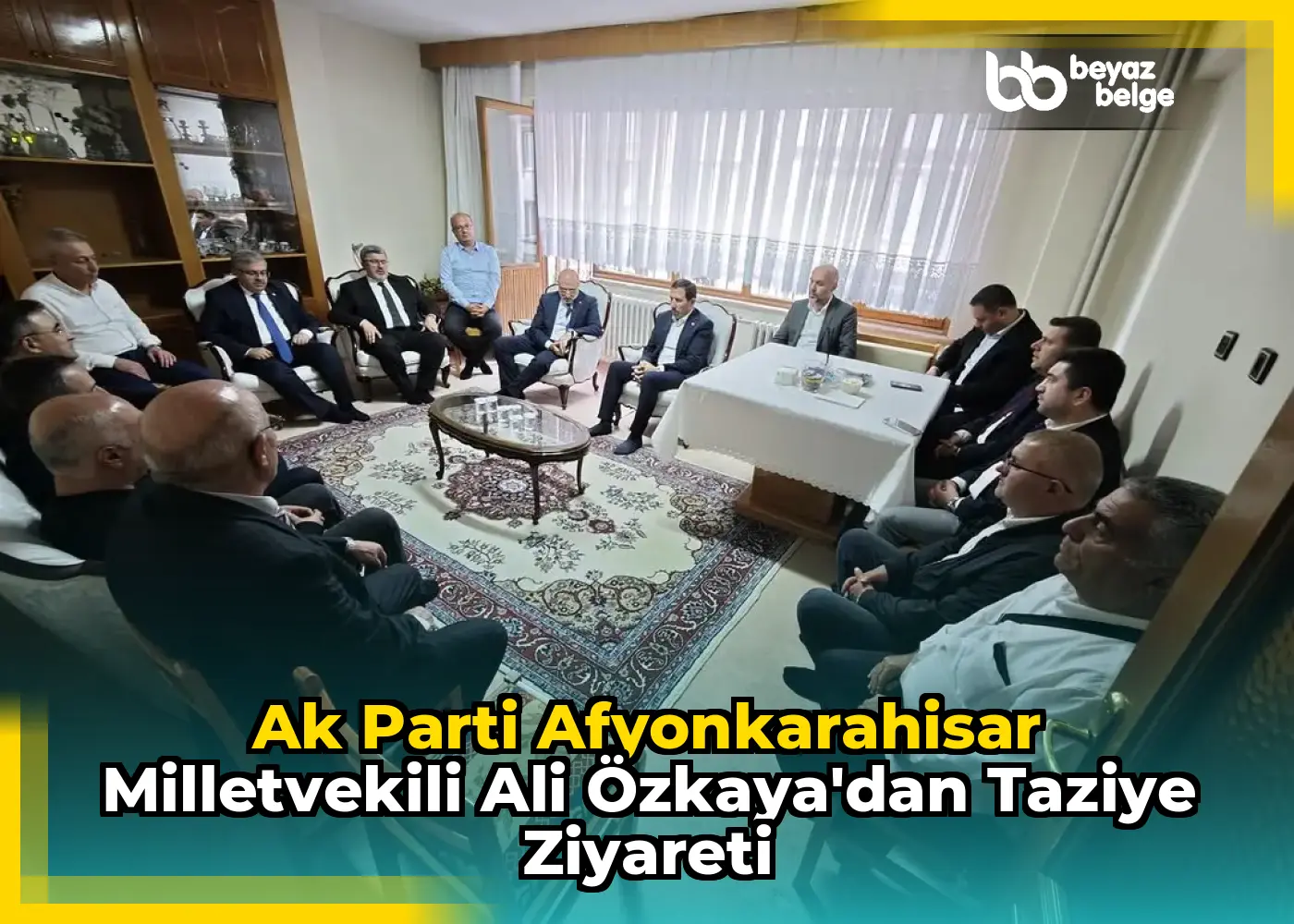 Ak Parti Afyonkarahisar Milletvekili Ali Özkaya'dan Taziye Ziyareti
