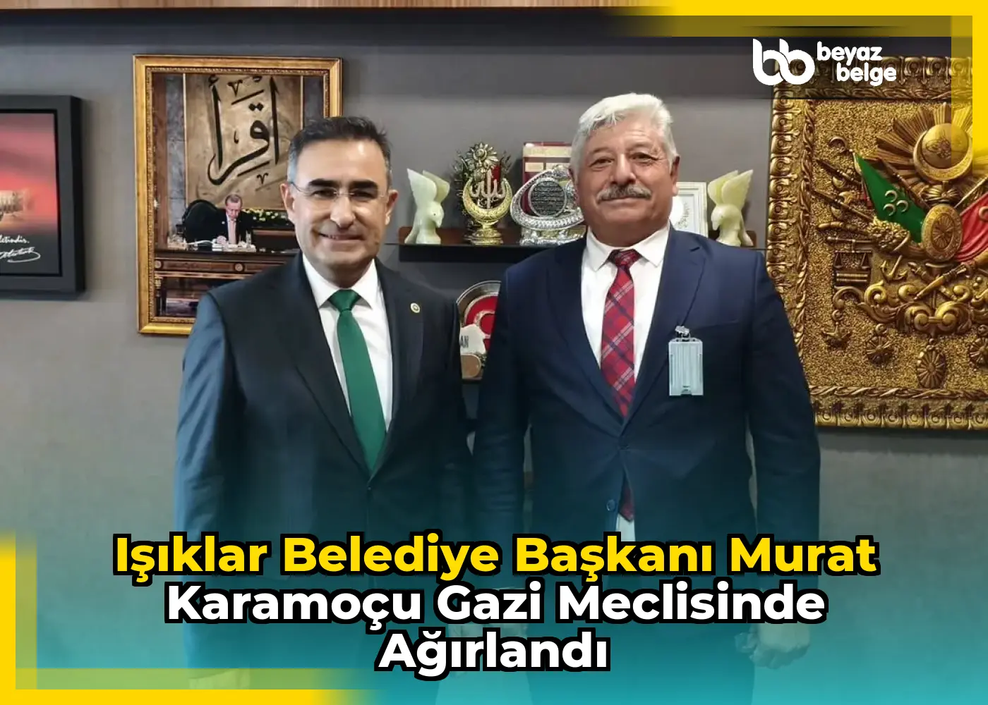 Işıklar Belediye Başkanı Murat Karamoçu Gazi Meclisinde Ağırlandı