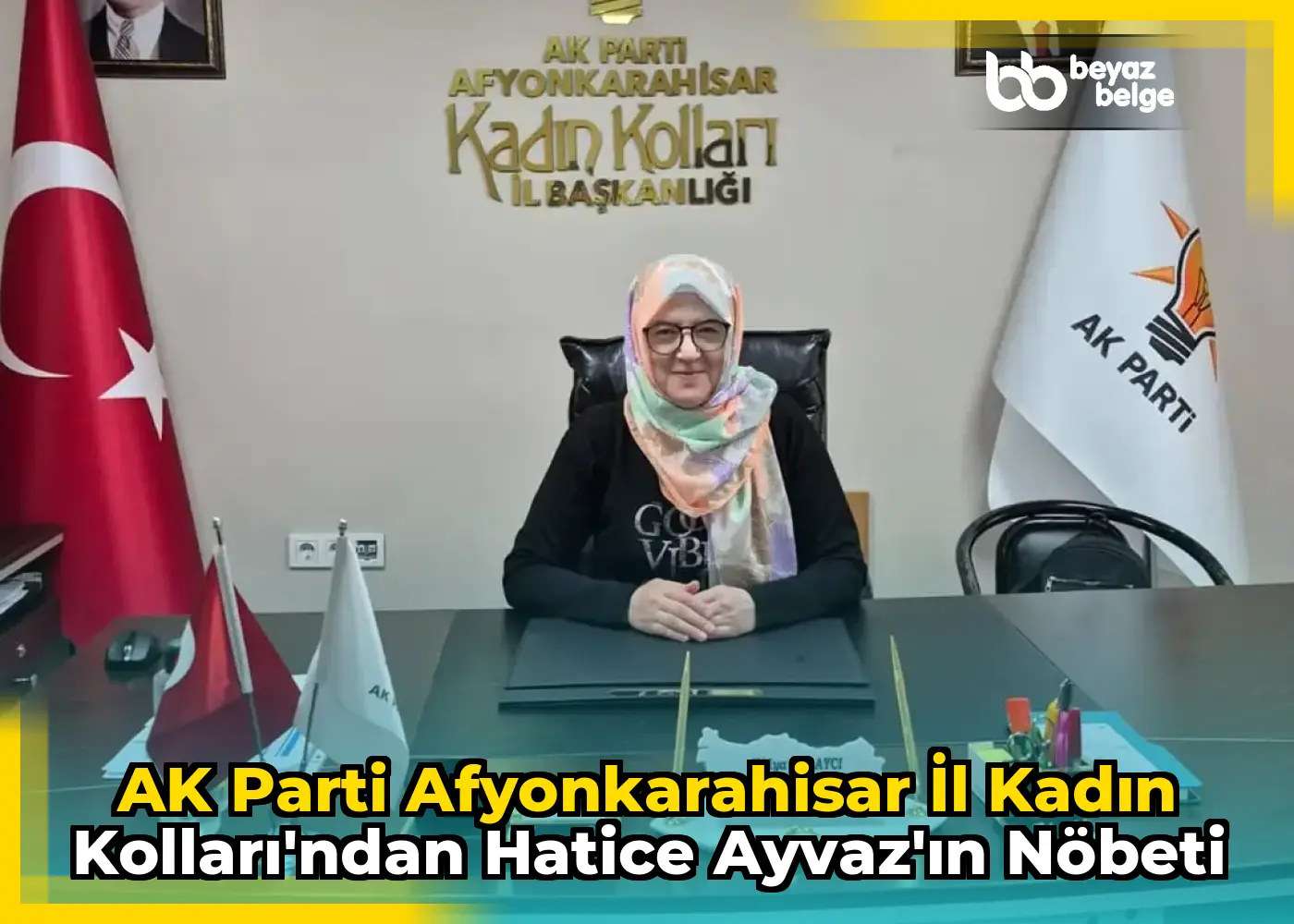 AK Parti Afyonkarahisar İl Kadın Kolları'ndan Hatice Ayvaz'ın Nöbeti