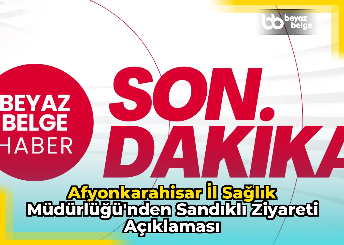 Afyonkarahisar İl Sağlık Müdürlüğü'nden Sandıklı Ziyareti Açıklaması