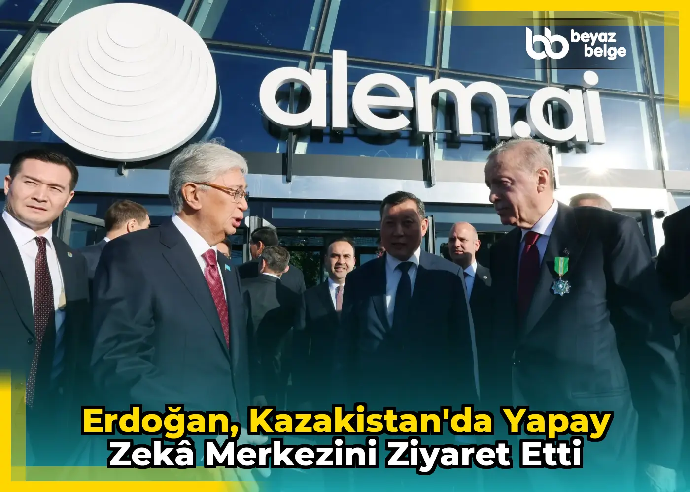 Erdoğan, Kazakistan'da Yapay Zekâ Merkezini Ziyaret Etti