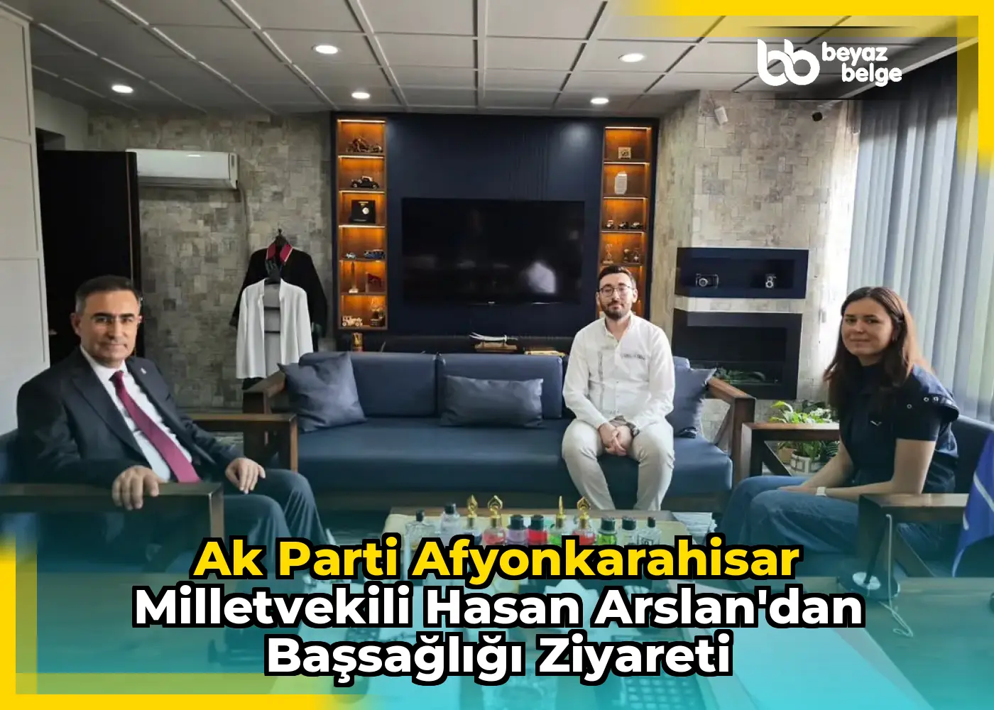 Ak Parti Afyonkarahisar Milletvekili Hasan Arslan'dan Başsağlığı Ziyareti