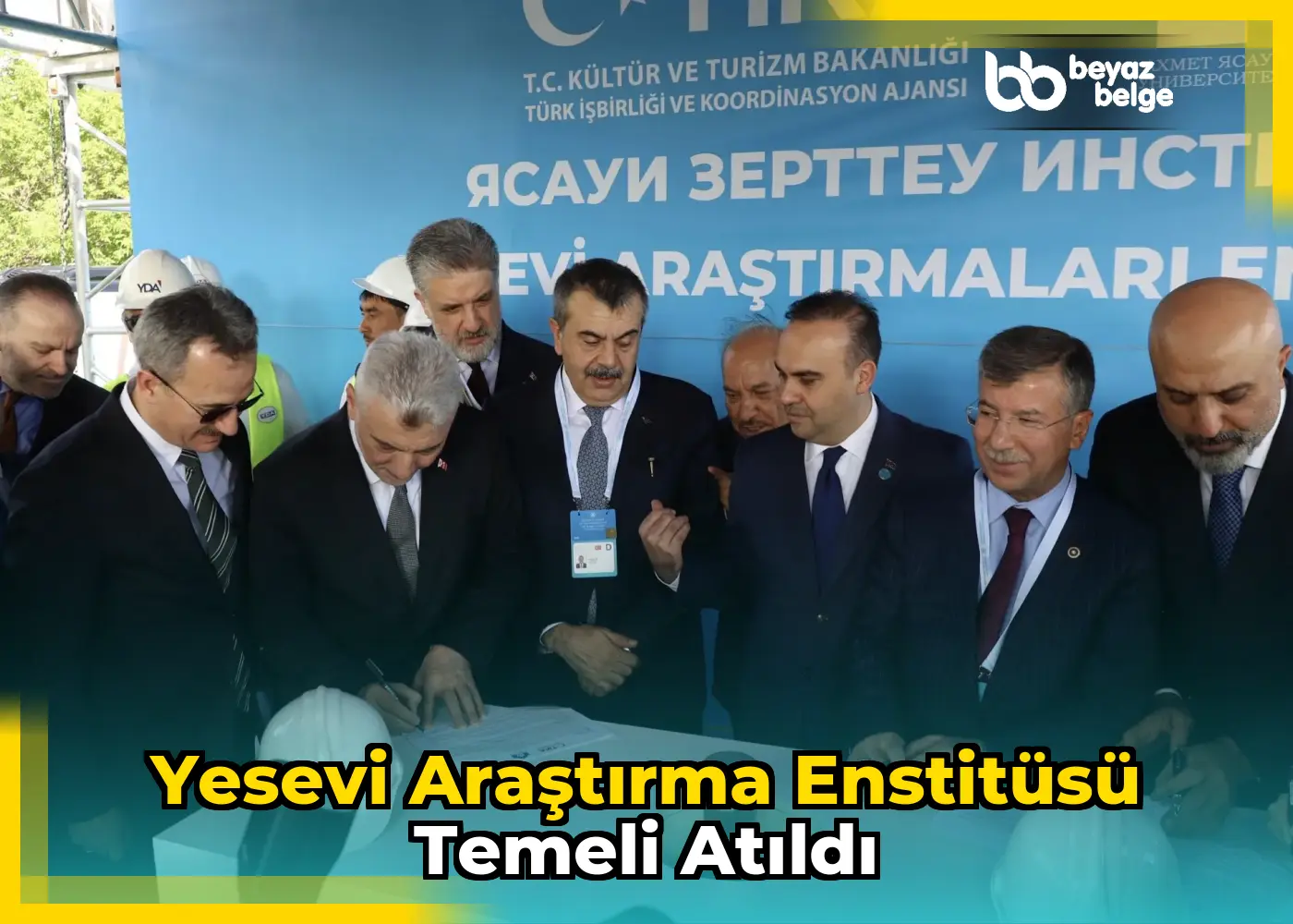 Yesevi Araştırma Enstitüsü temeli atıldı