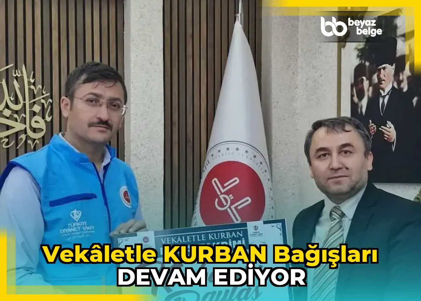 VEKÂLETLE KURBAN BAĞIŞLARI DEVAM EDİYOR