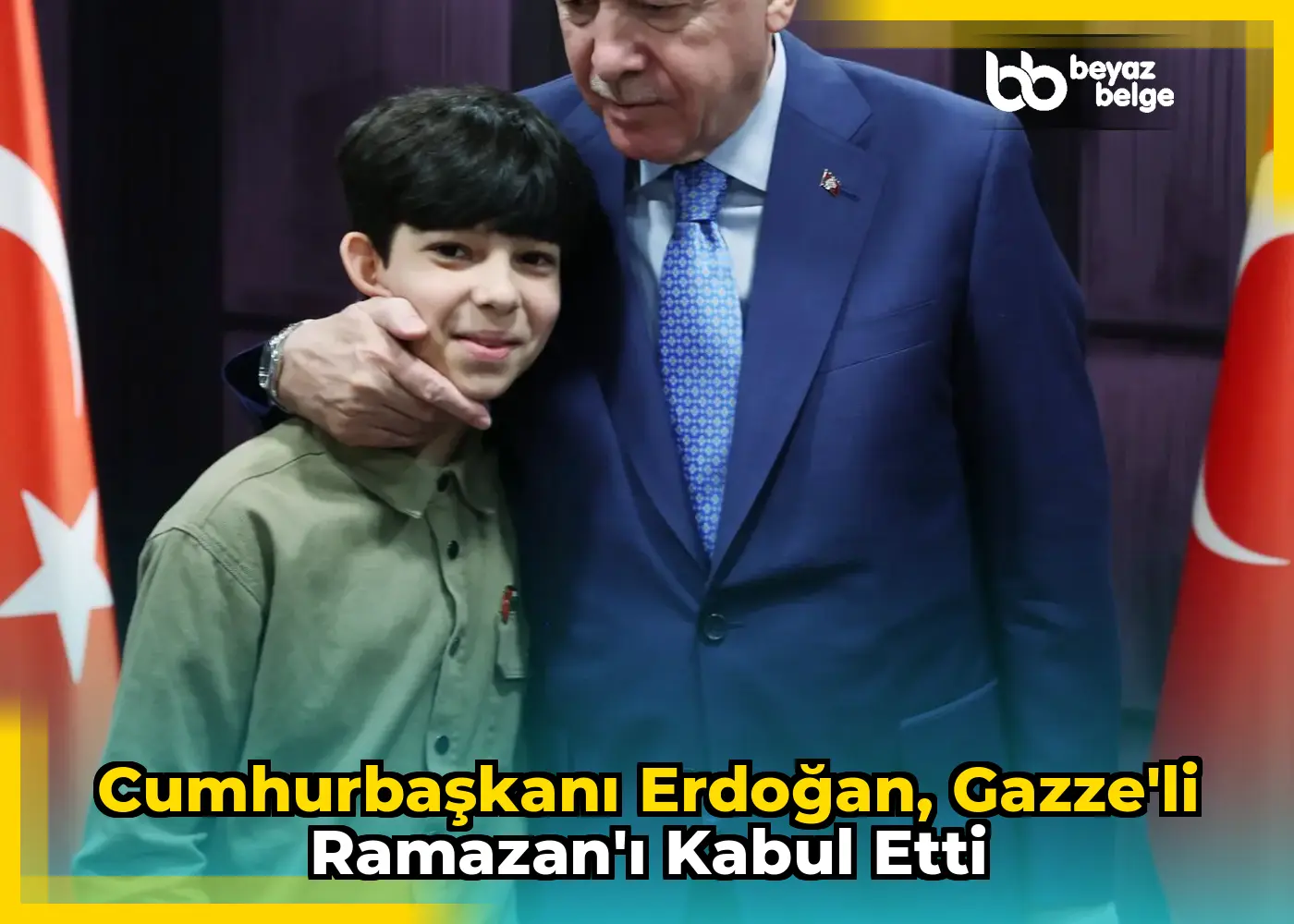Cumhurbaşkanı Erdoğan, Gazze'li Ramazan'ı kabul etti
