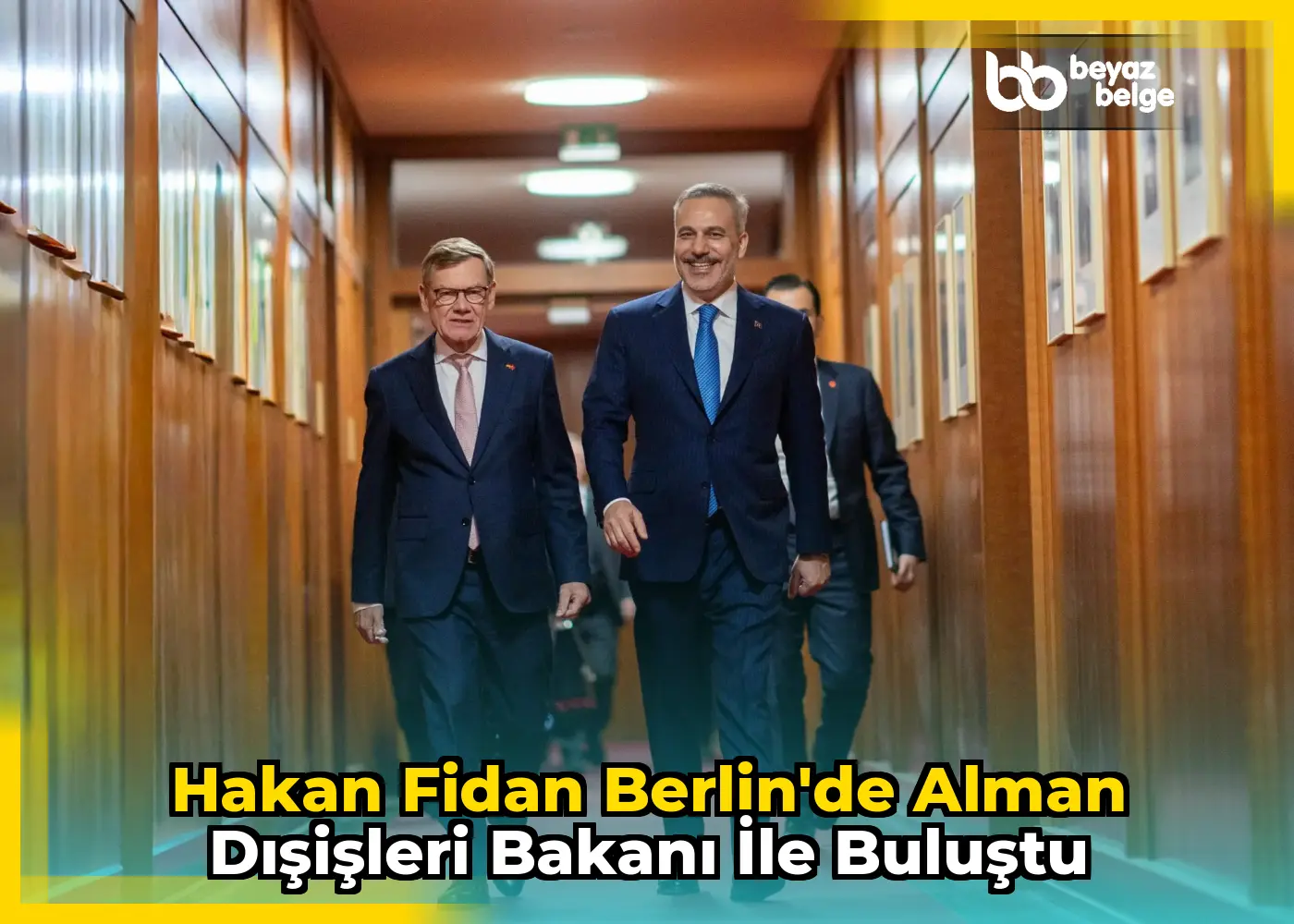 Hakan Fidan Berlin'de Alman Dışişleri Bakanı ile buluştu