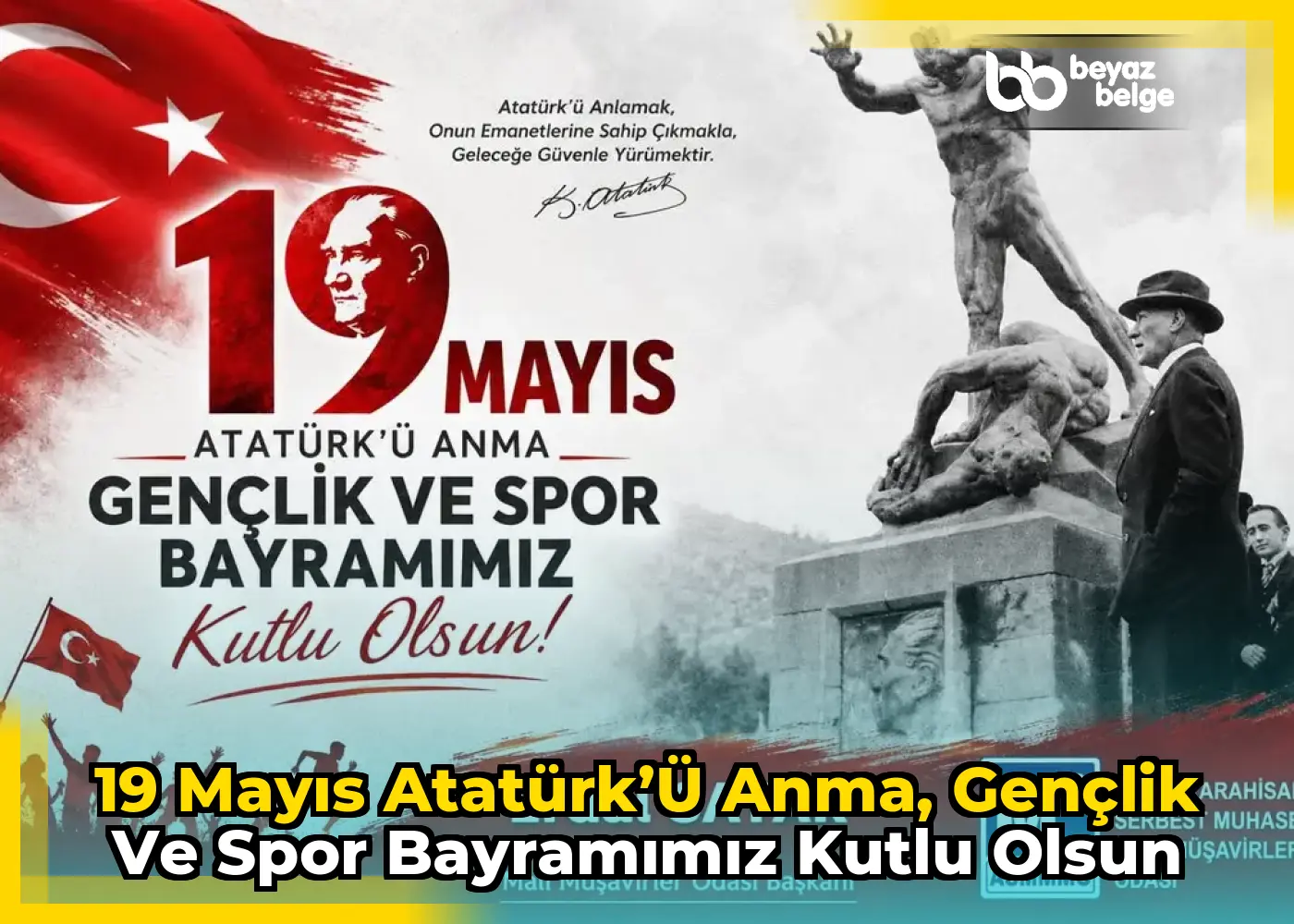 19 Mayıs Atatürk’ü Anma, Gençlik ve Spor Bayramımız Kutlu Olsun