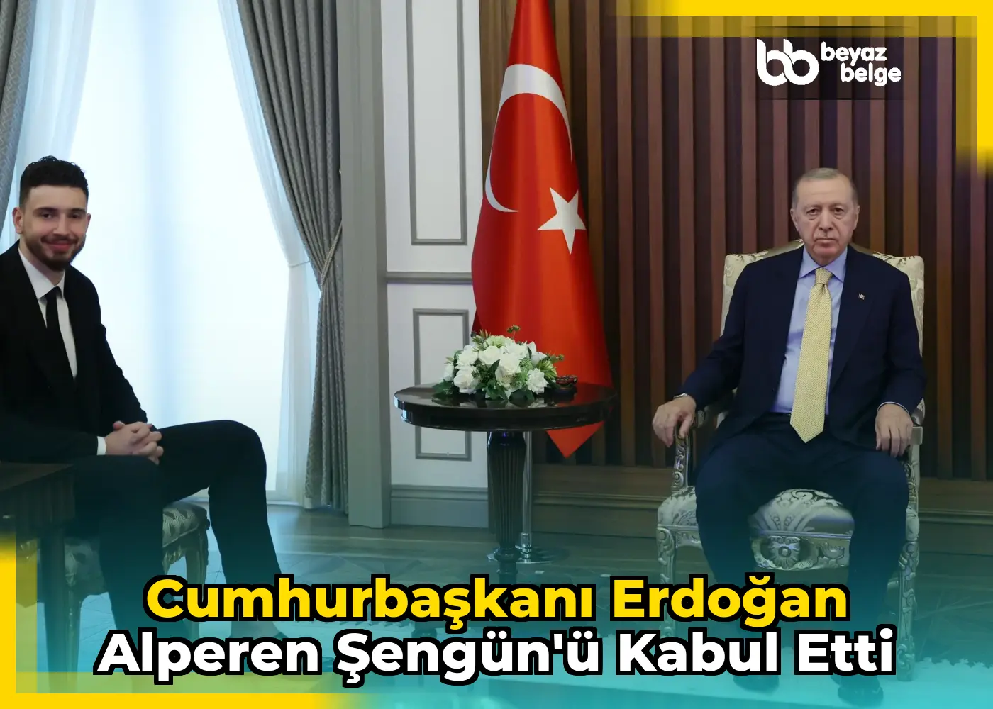 Cumhurbaşkanı Erdoğan Alperen Şengün'ü kabul etti