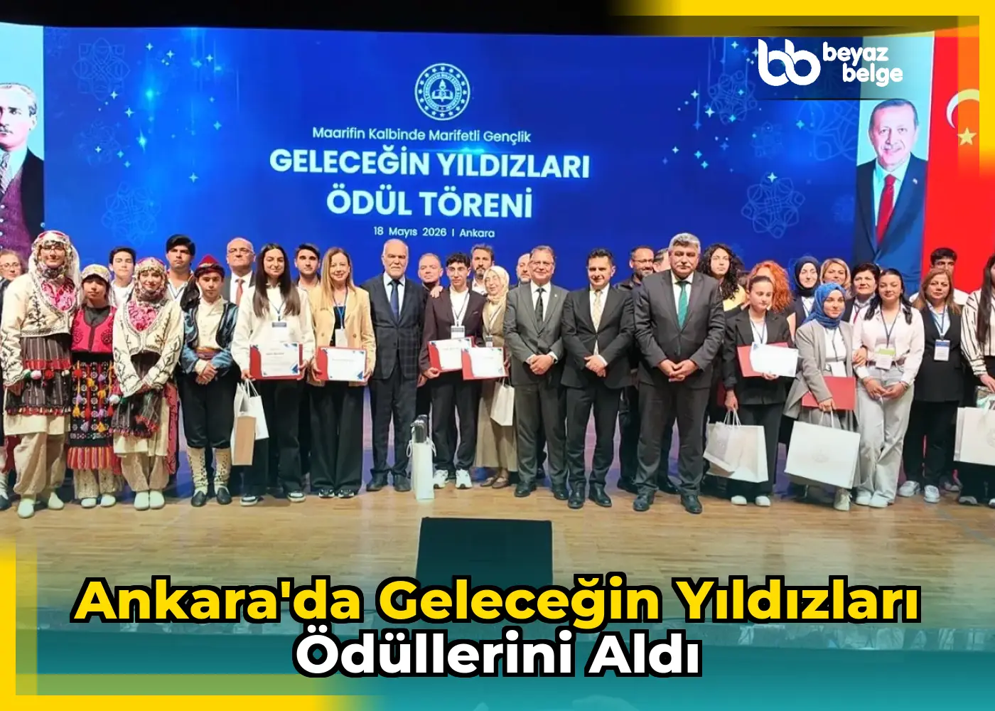 Ankara'da Geleceğin Yıldızları Ödüllerini Aldı