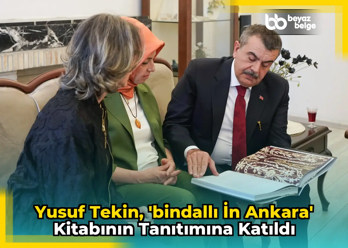 Yusuf Tekin, 'Bindallı in Ankara' kitabının tanıtımına katıldı