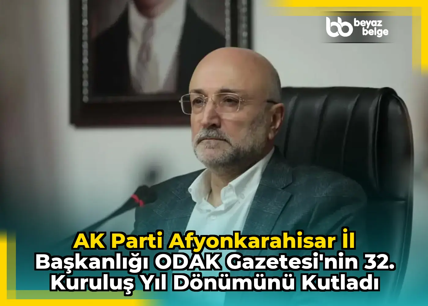 AK Parti Afyonkarahisar İl Başkanlığı ODAK Gazetesi'nin 32. Kuruluş Yıl Dönümünü Kutladı