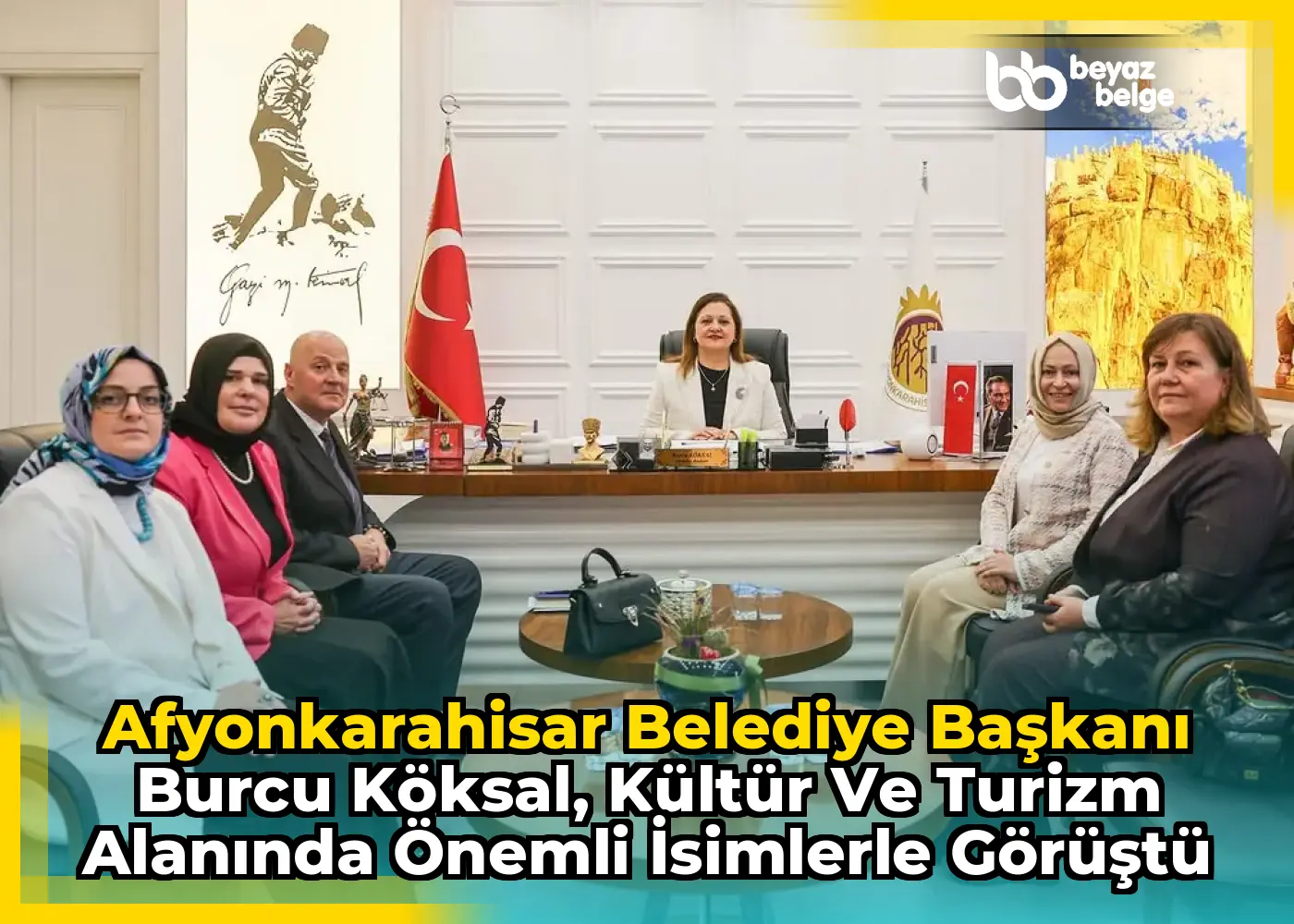 Afyonkarahisar Belediye Başkanı Burcu Köksal, Kültür ve Turizm Alanında Önemli İsimlerle Görüştü