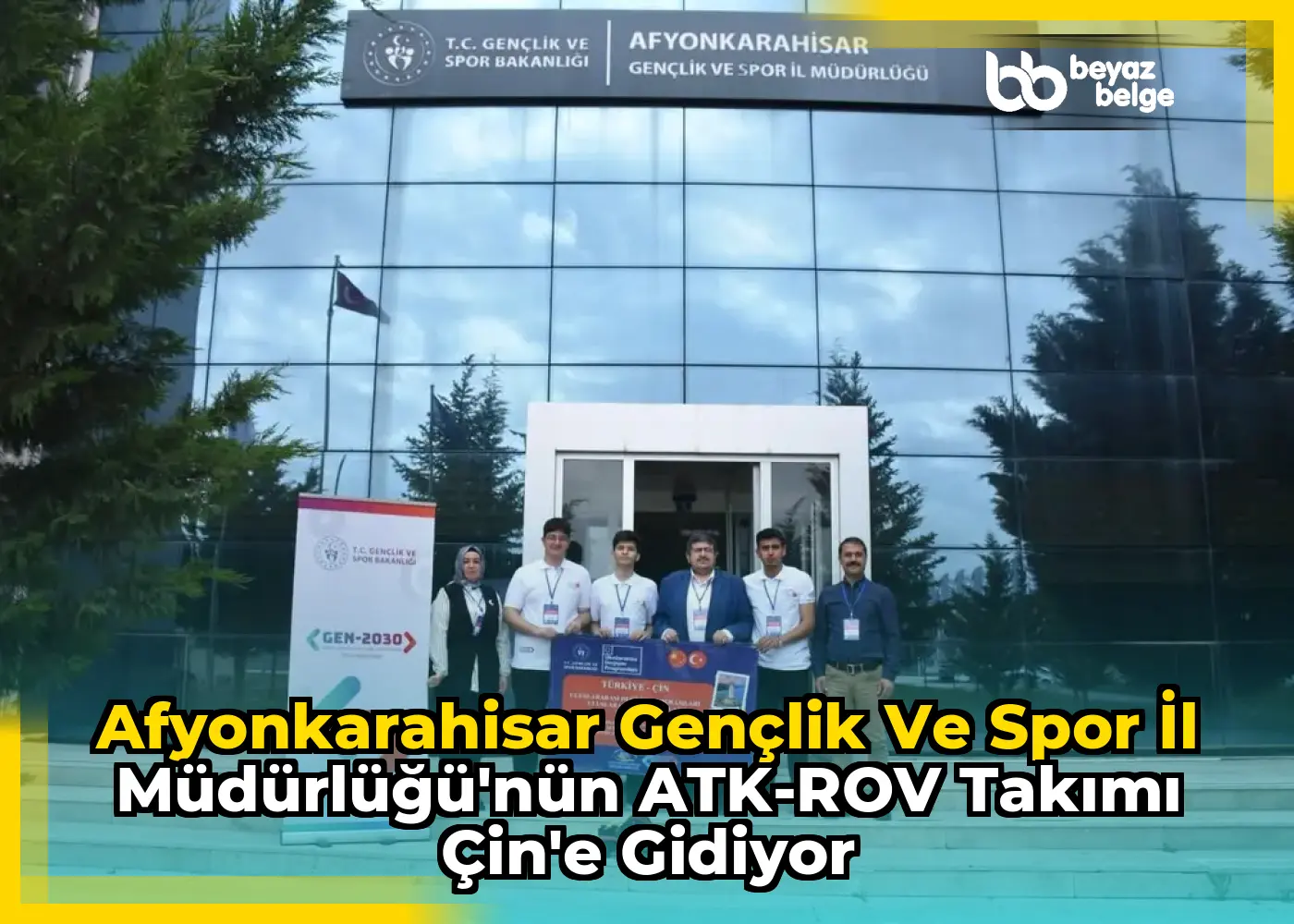 Afyonkarahisar Gençlik ve Spor İl Müdürlüğü'nün ATK-ROV Takımı Çin'e Gidiyor