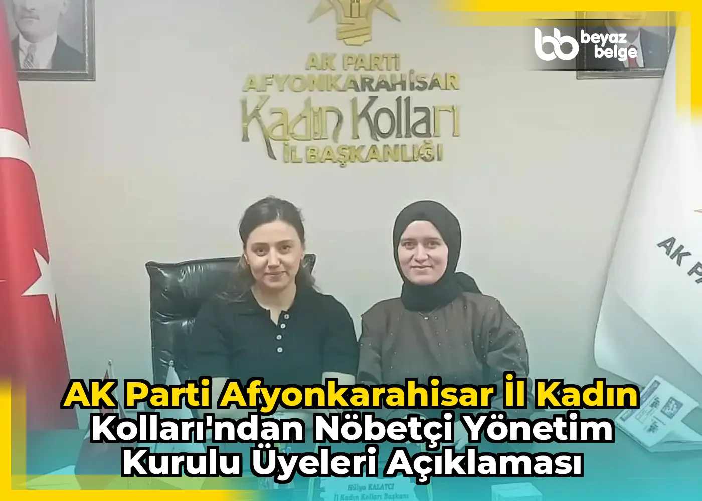 AK Parti Afyonkarahisar İl Kadın Kolları'ndan Nöbetçi Yönetim Kurulu Üyeleri Açıklaması