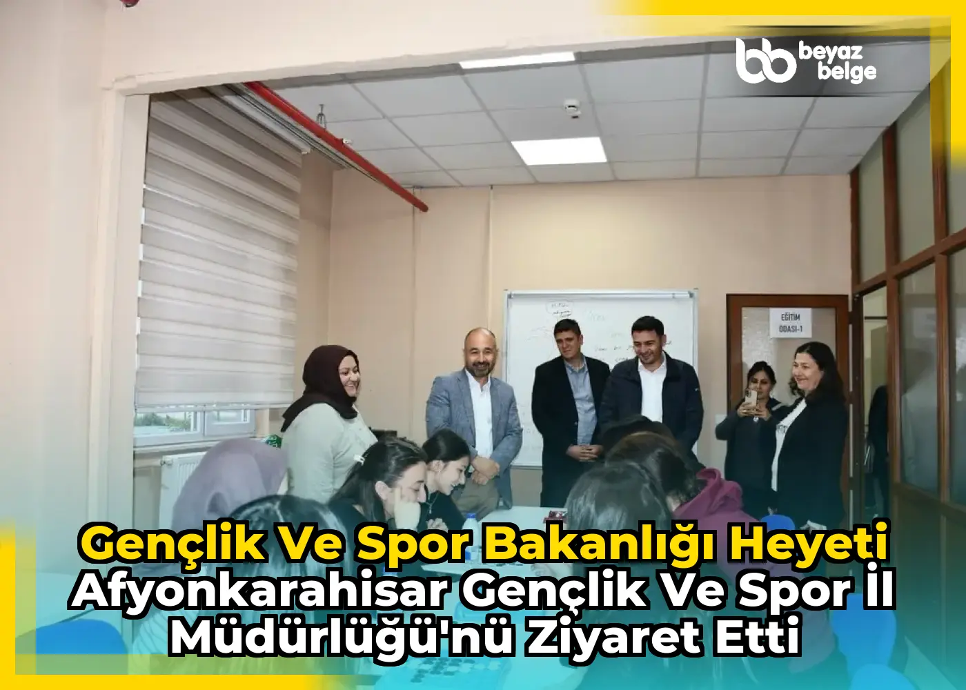 Gençlik ve Spor Bakanlığı Heyeti Afyonkarahisar Gençlik ve Spor İl Müdürlüğü'nü Ziyaret Etti