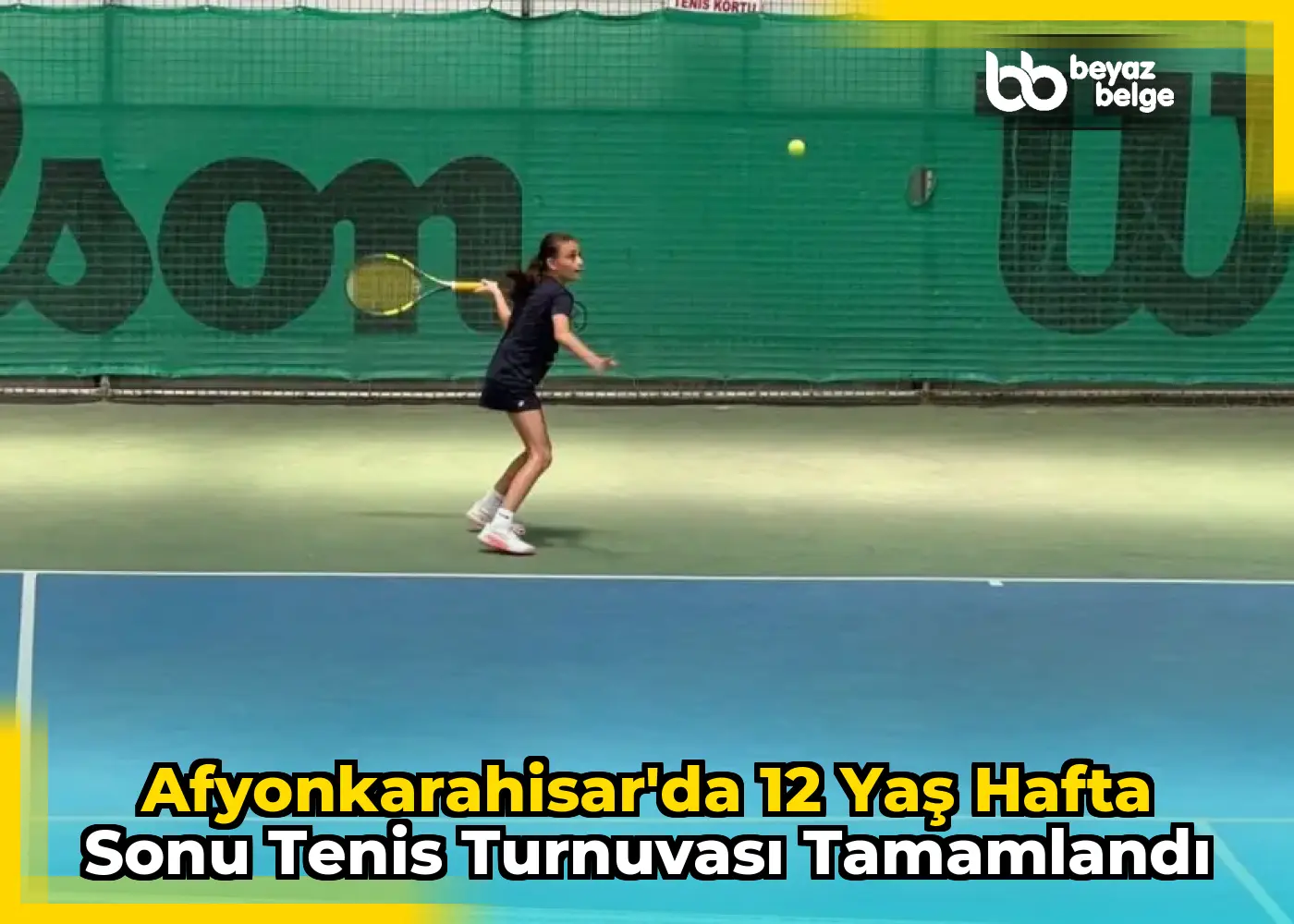 Afyonkarahisar'da 12 Yaş Hafta Sonu Tenis Turnuvası Tamamlandı