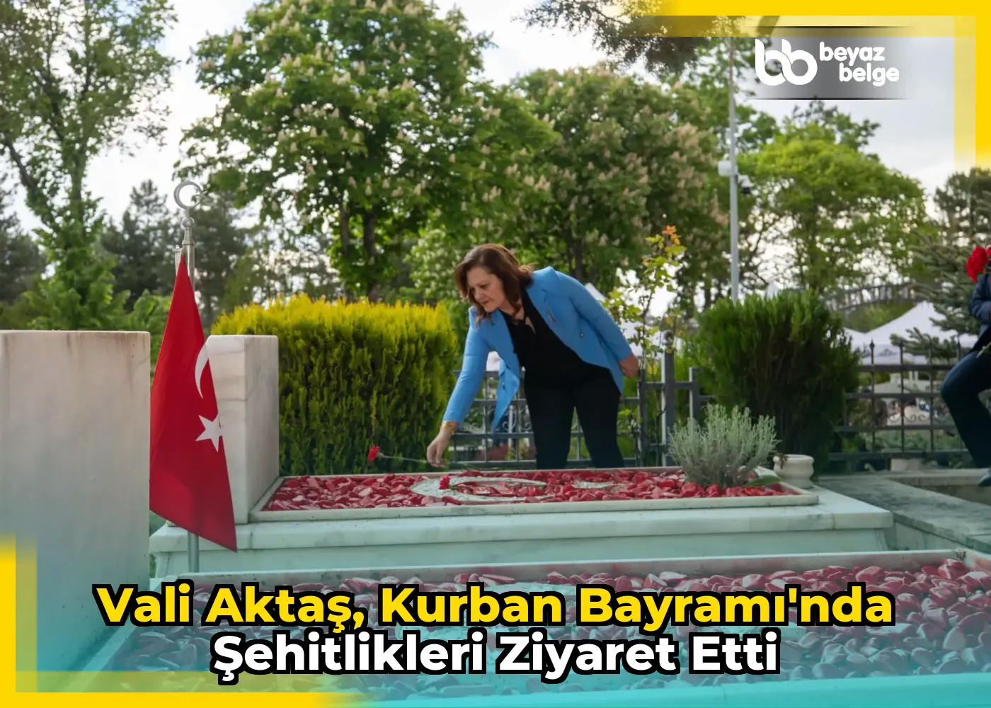 Vali Aktaş, Kurban Bayramı'nda şehitlikleri ziyaret etti