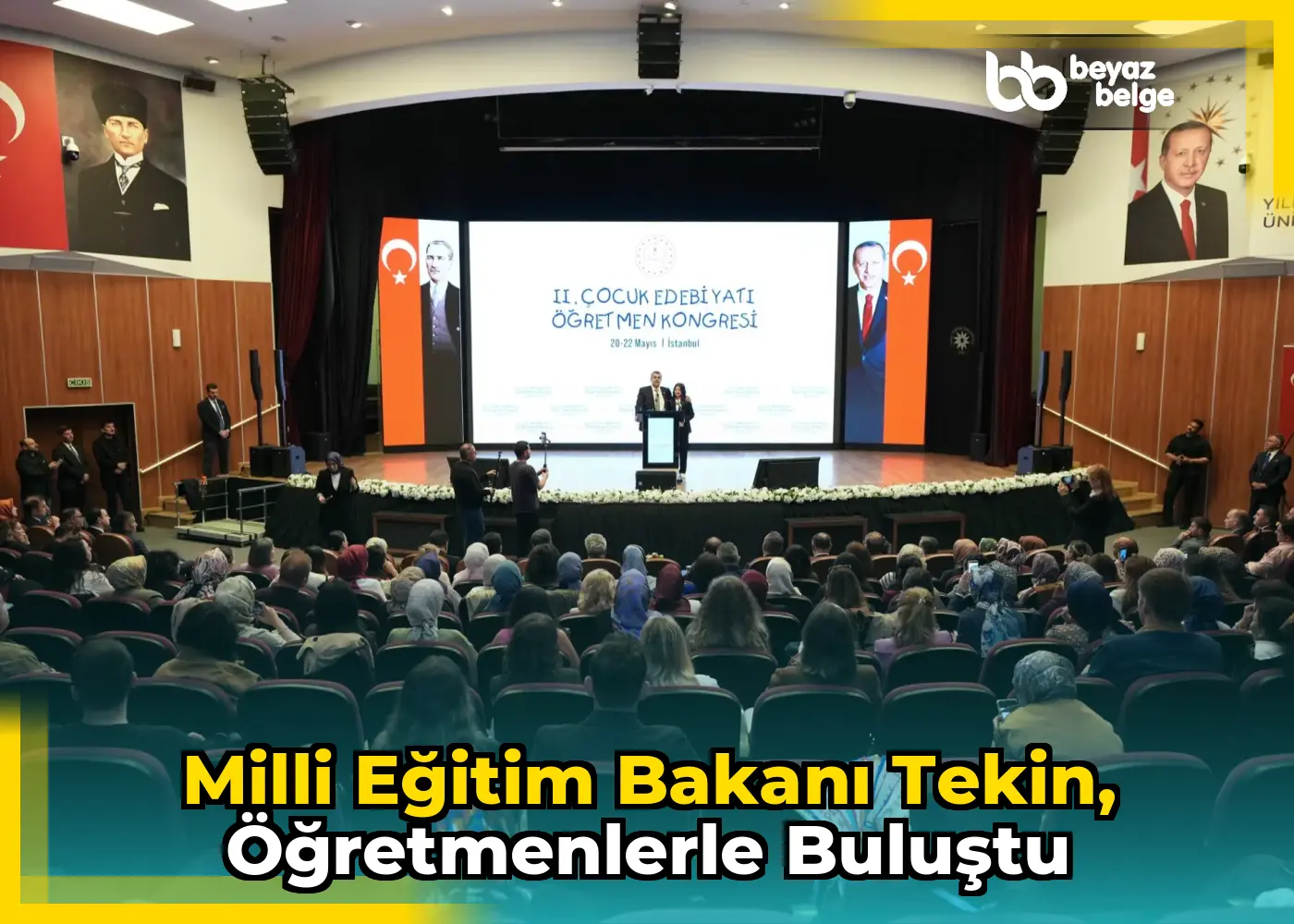 Milli Eğitim Bakanı Tekin, öğretmenlerle buluştu