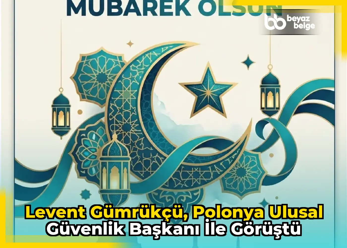 Levent Gümrükçü, Polonya Ulusal Güvenlik Başkanı ile görüştü